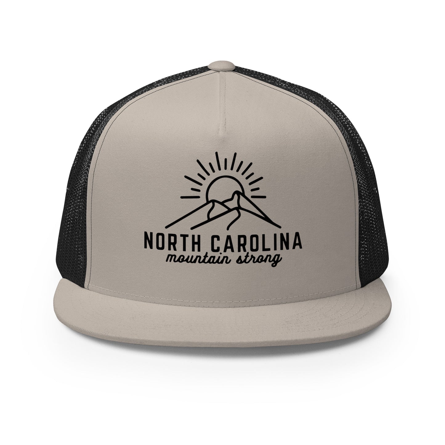 North Carolina Mountain Strong Hat (Embroidered Trucker Cap)