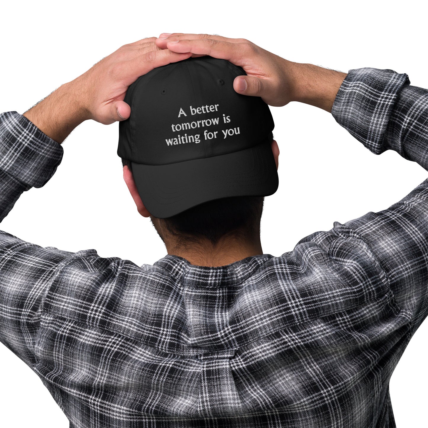 Woosang A better tomorrow is waiting for you Hat (Embroidered Dad hat)