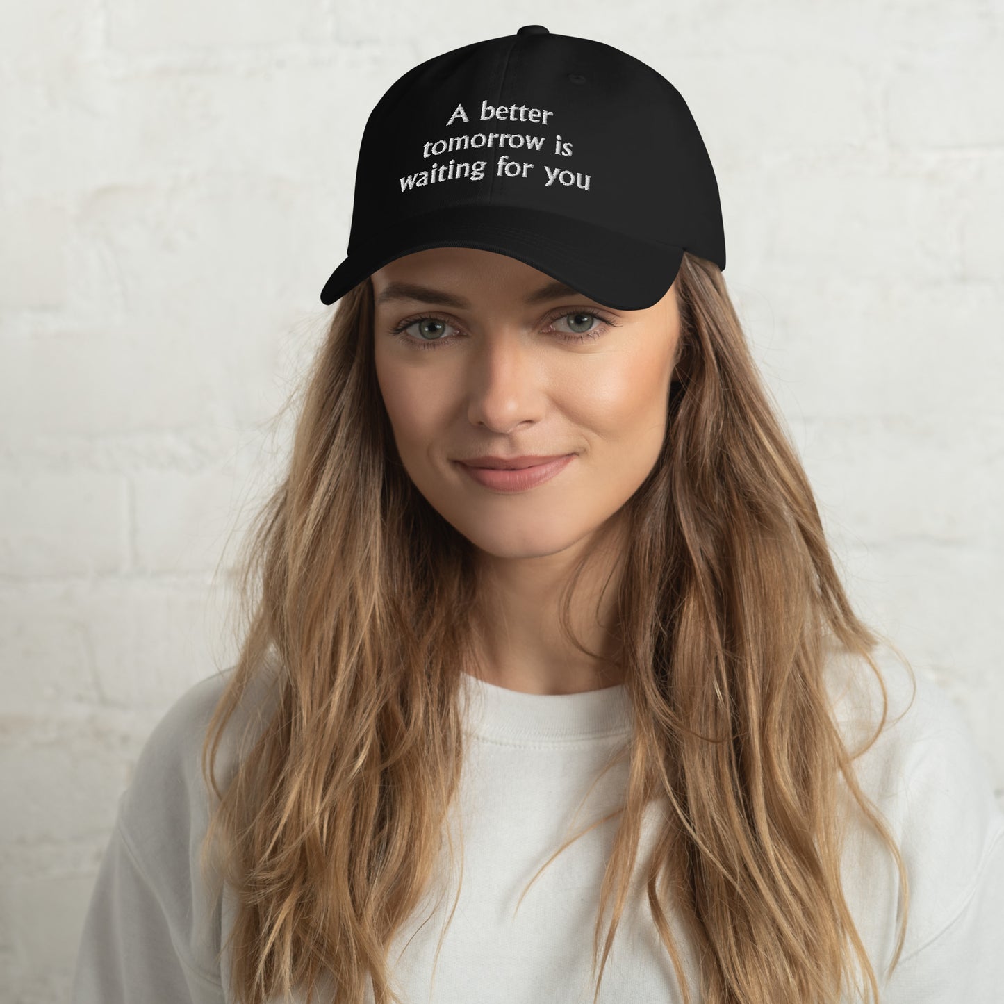 Woosang A better tomorrow is waiting for you Hat (Embroidered Dad hat)