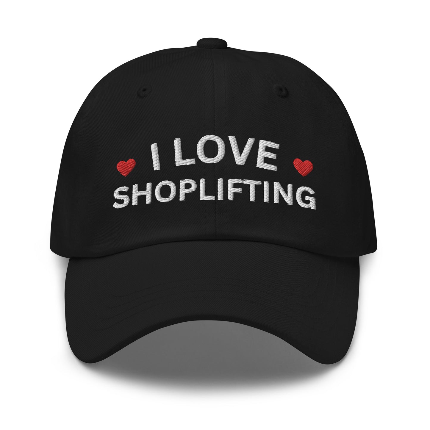 Love Shoplifting Hat (Embroidered Dad hat)