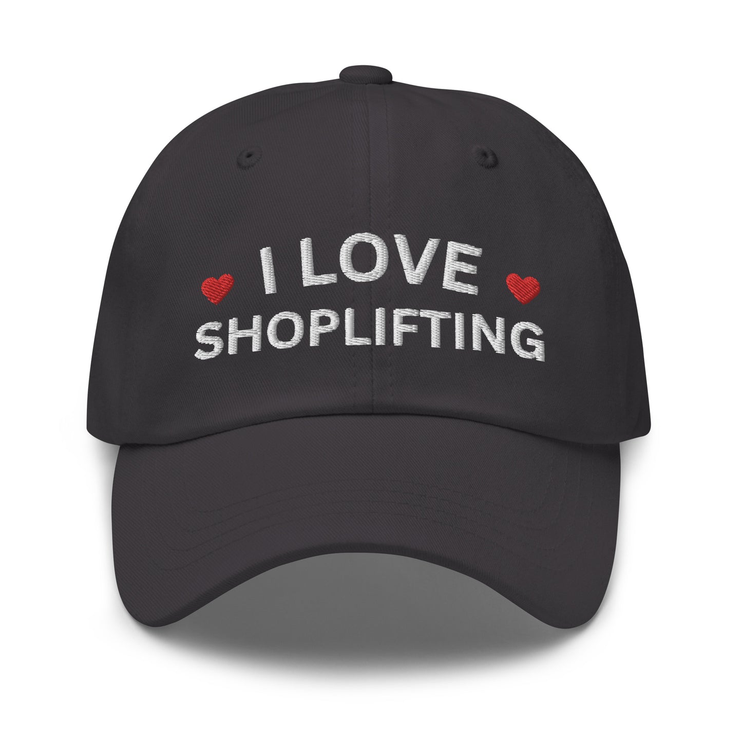 Love Shoplifting Hat (Embroidered Dad hat)