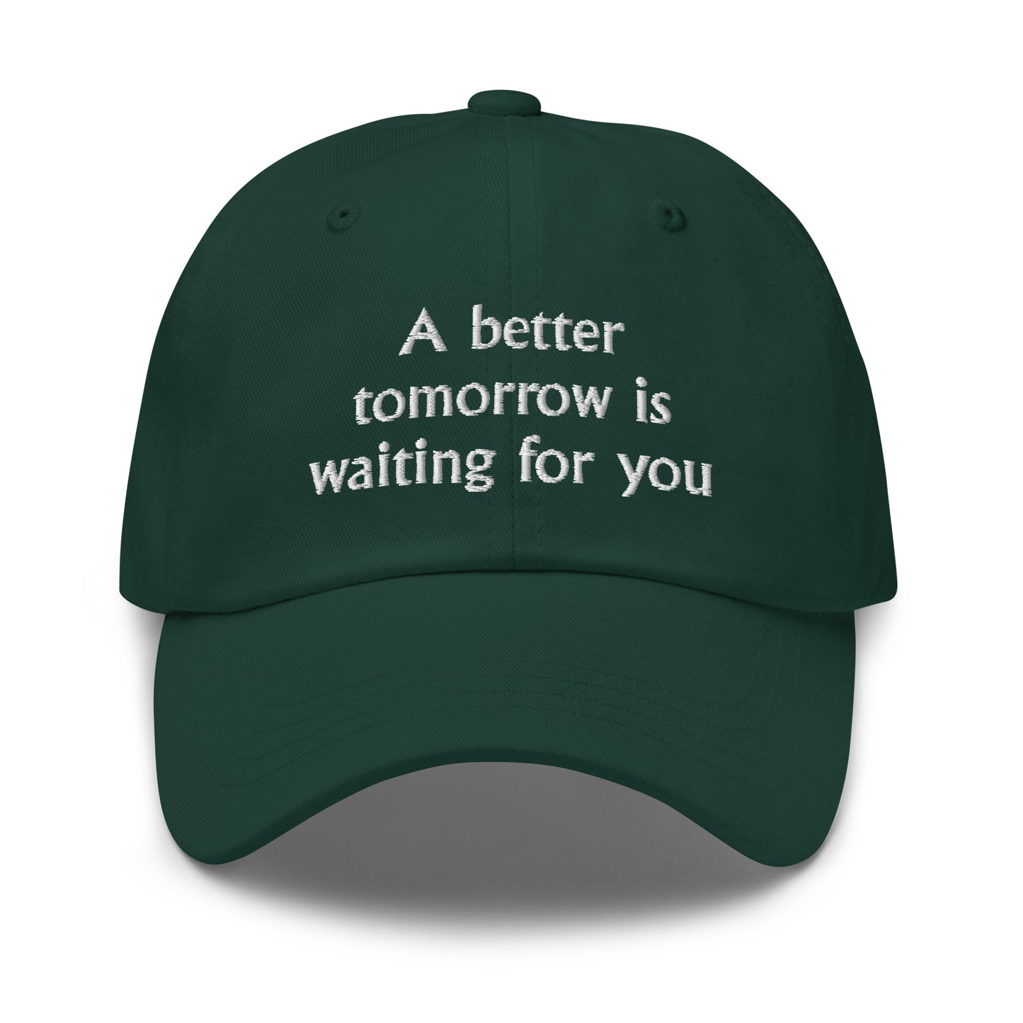 Woosang A better tomorrow is waiting for you Hat (Embroidered Dad hat)