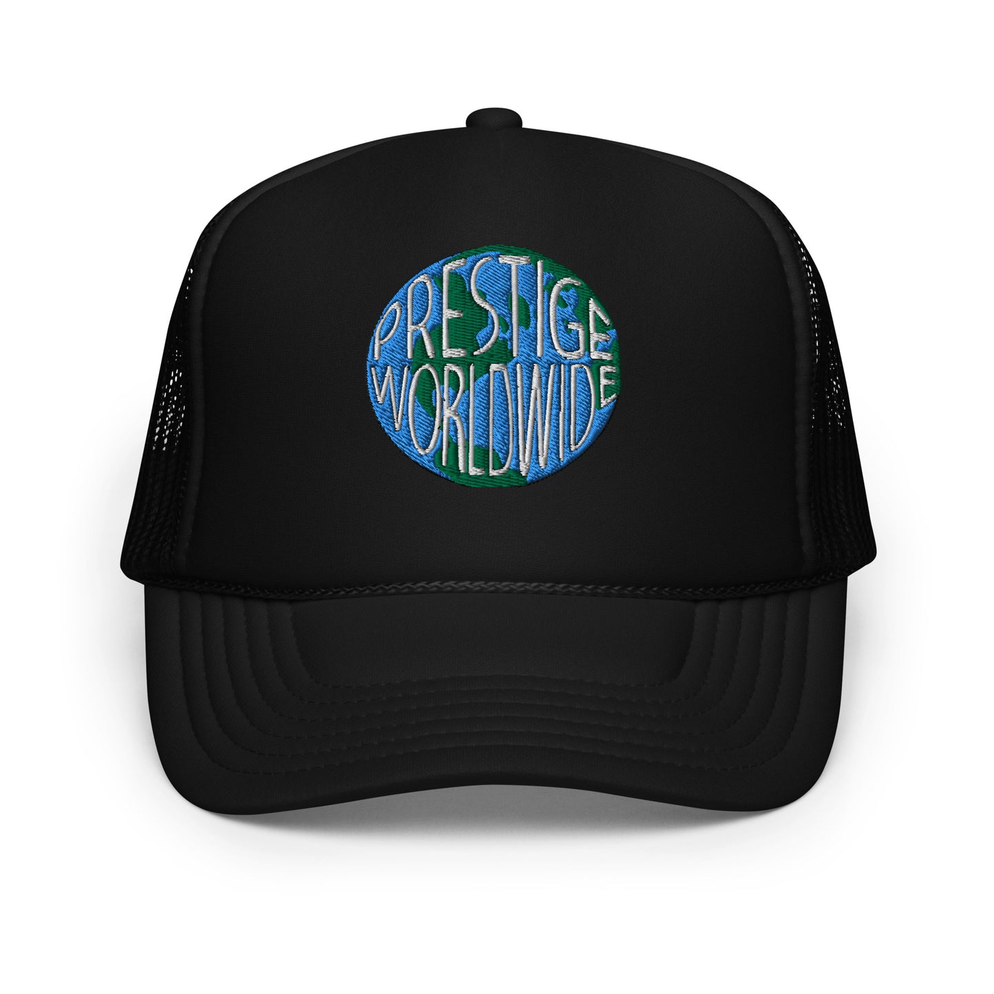 Prestige Worldwide Hat (Embroidered Foam trucker hat)