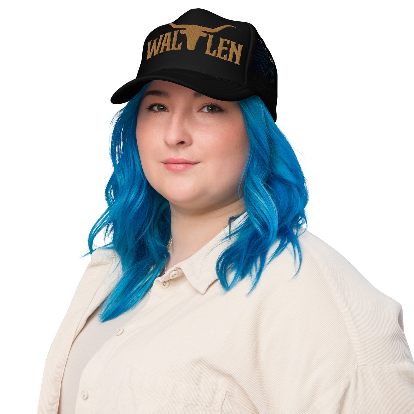 Wallen Cowboy Hat (Embroidered Foam trucker hat)