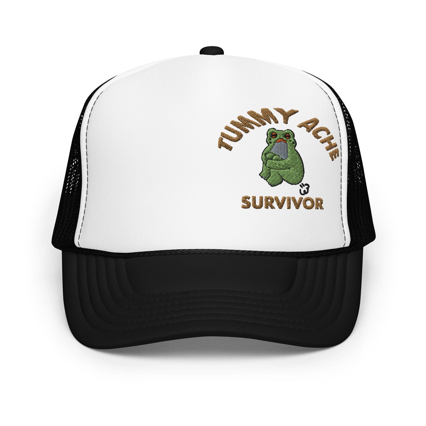 Tummy Ache Survivor Hat foam trucker hat