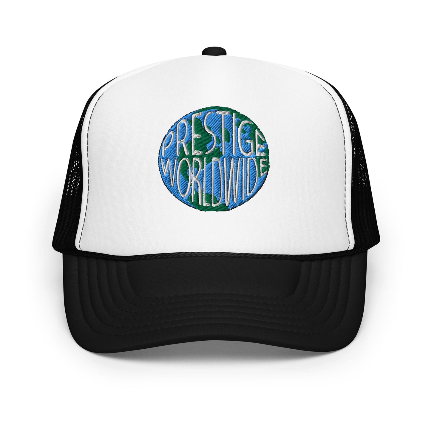 Prestige Worldwide Hat (Embroidered Foam trucker hat)