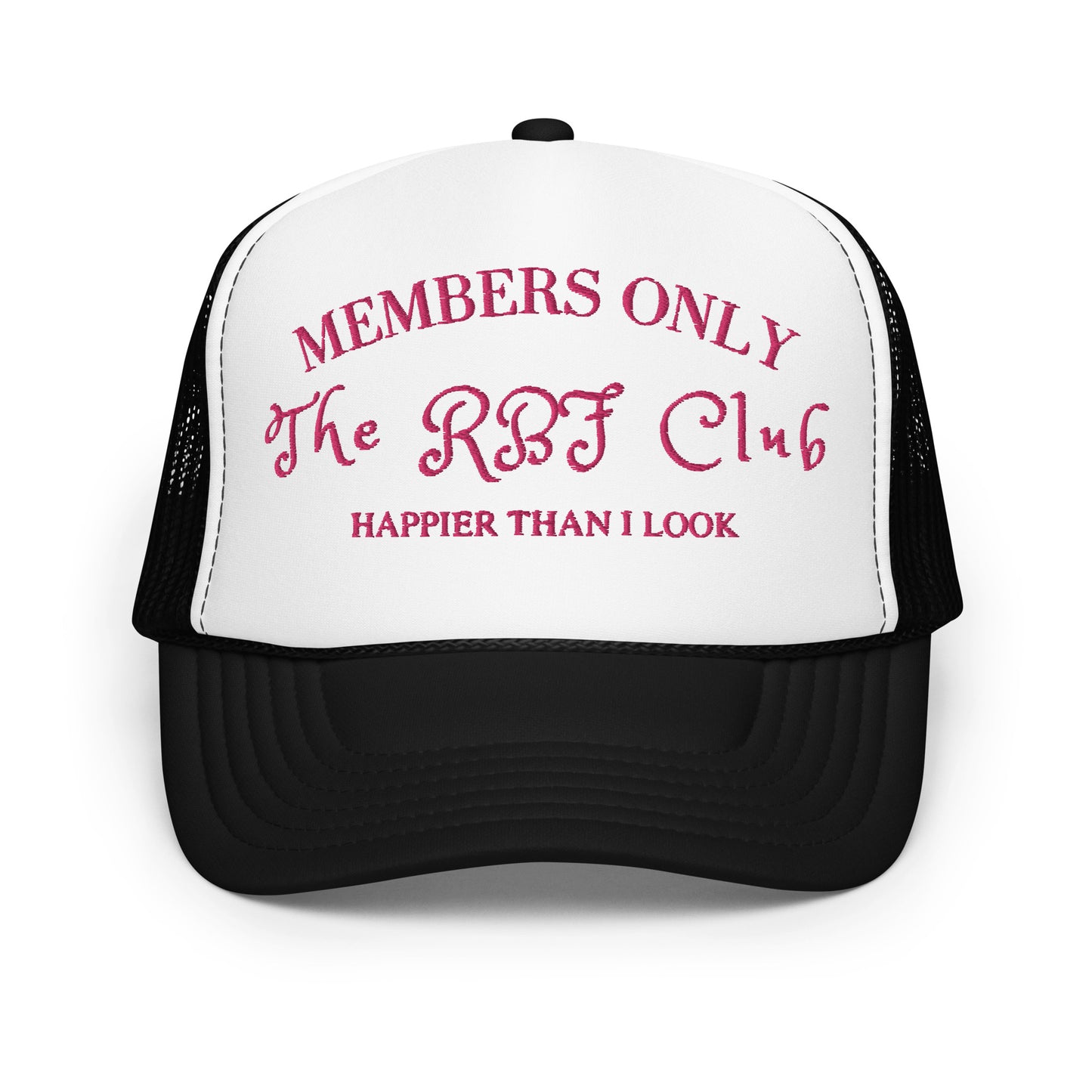 RBF CLUB Hat (Embroidered Foam trucker hat)