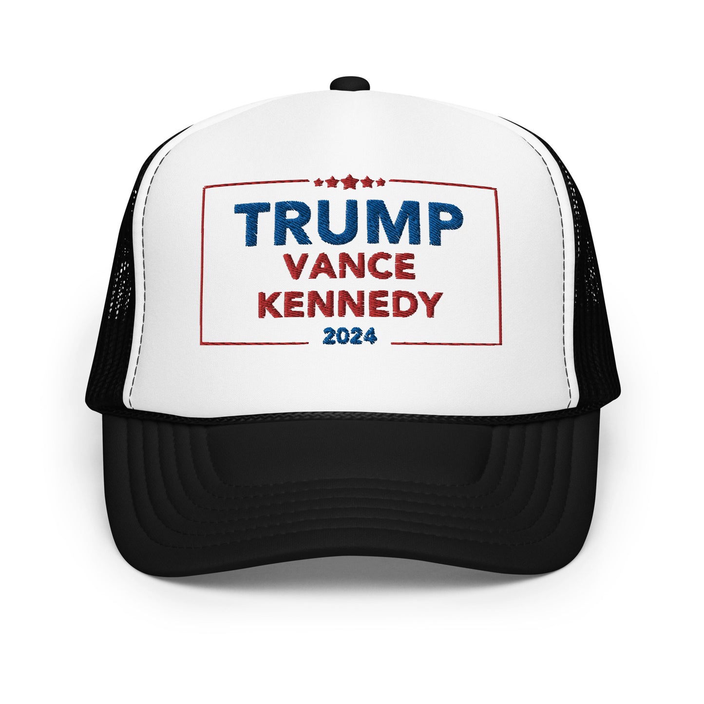 Trump Vance Kinnedy Hat (Embroidered Foam trucker hat)