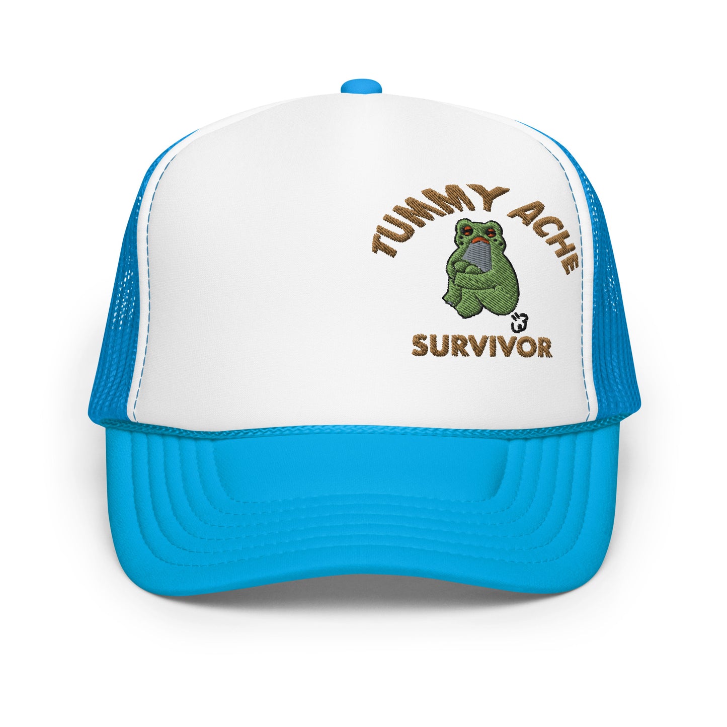 Tummy Ache Survivor Hat foam trucker hat