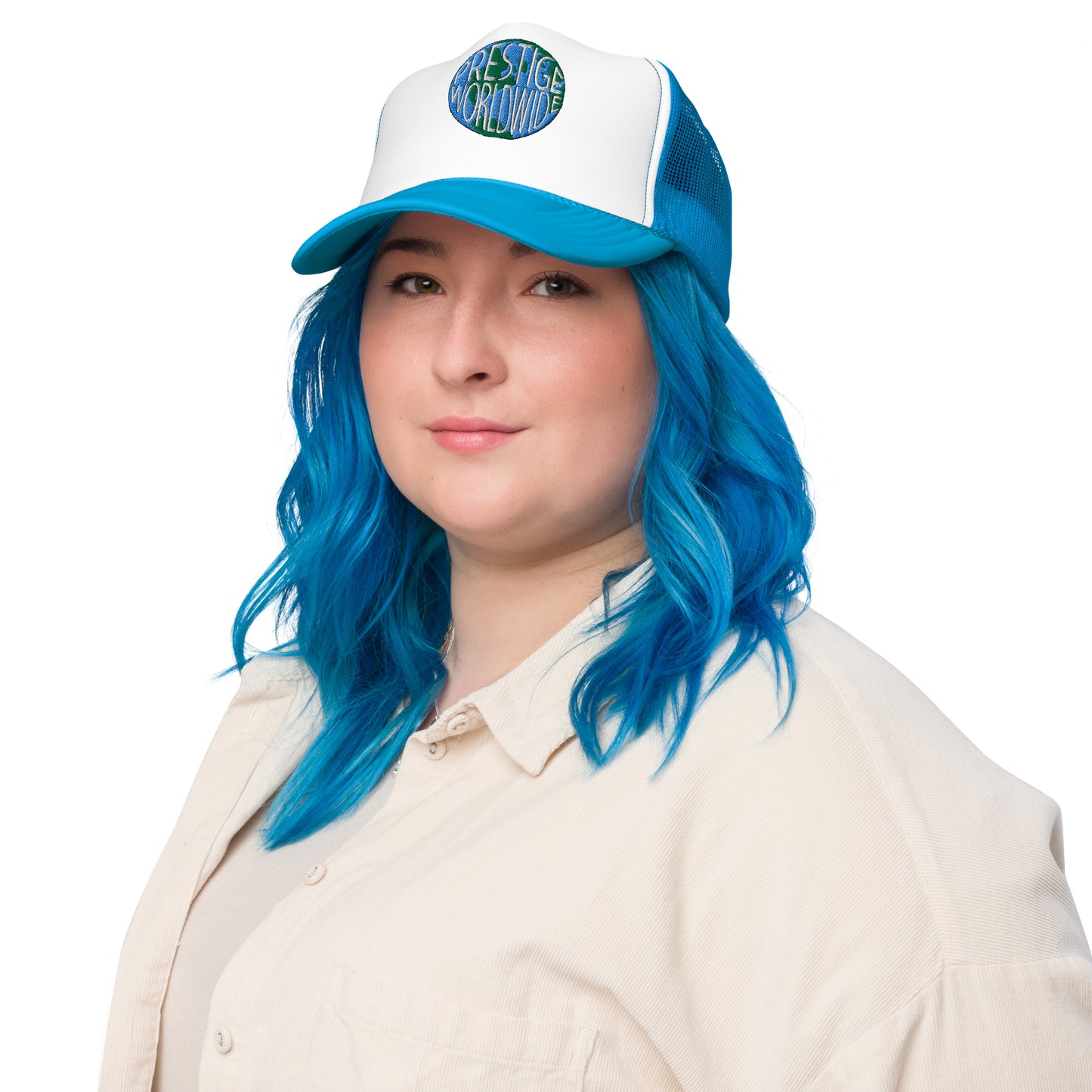Prestige Worldwide Hat (Embroidered Foam trucker hat)