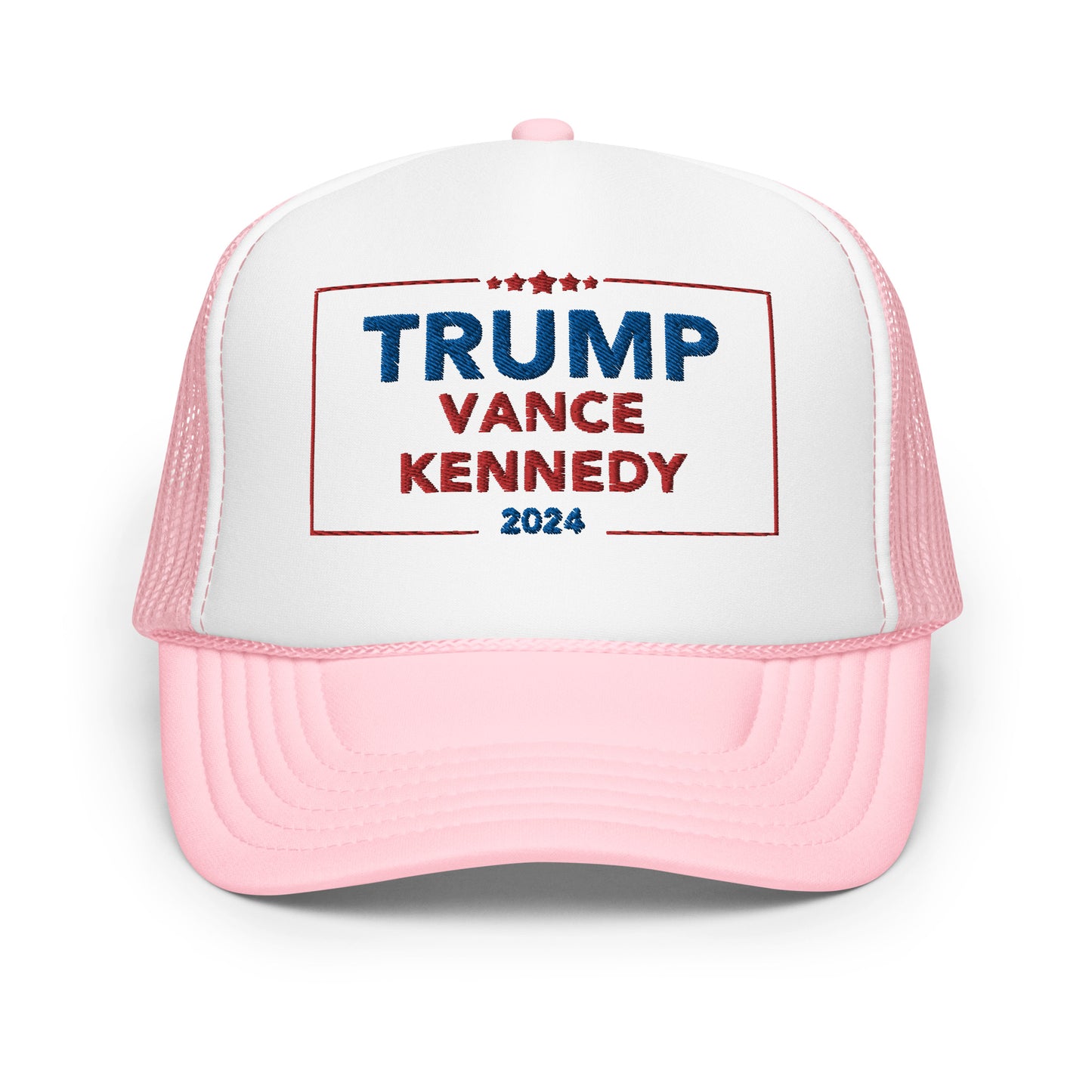 Trump Vance Kinnedy Hat (Embroidered Foam trucker hat)
