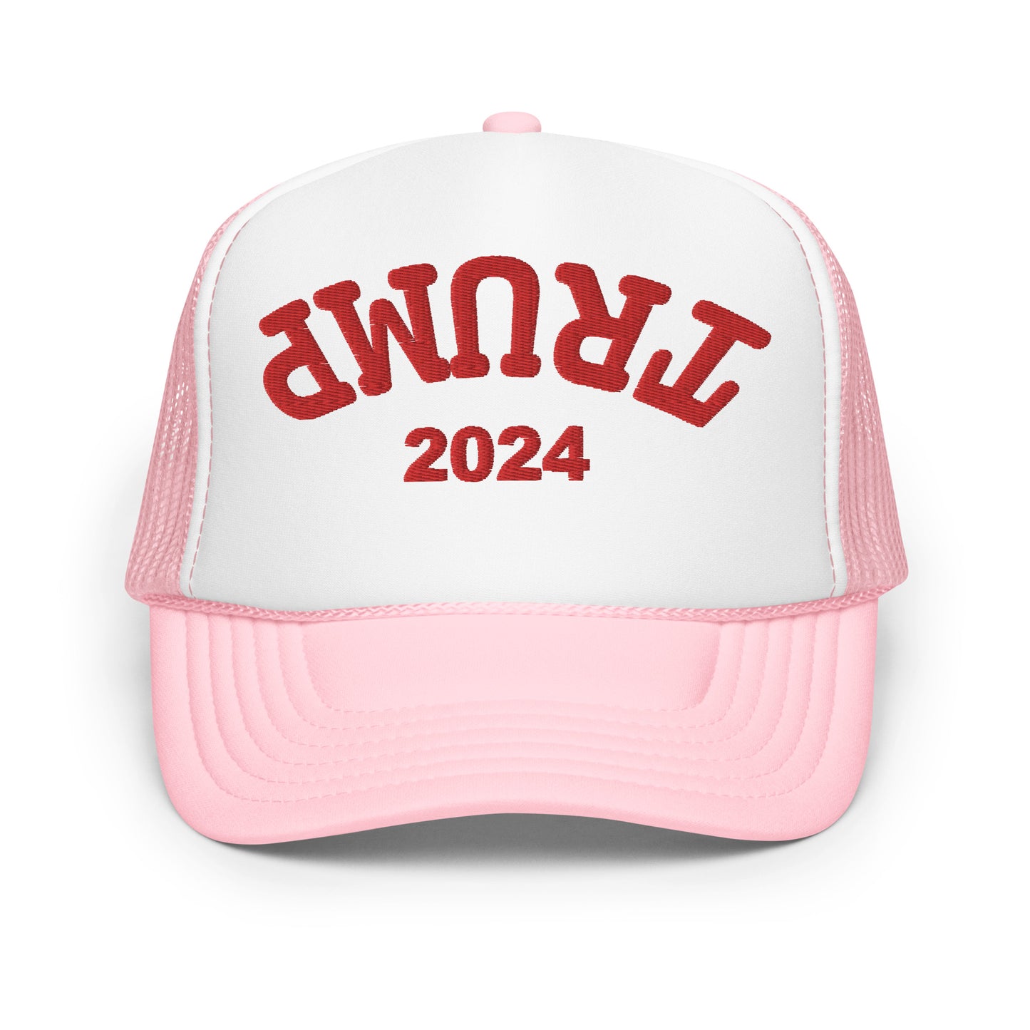 Trump Upside Down Hat (Embroidered Foam trucker hat)