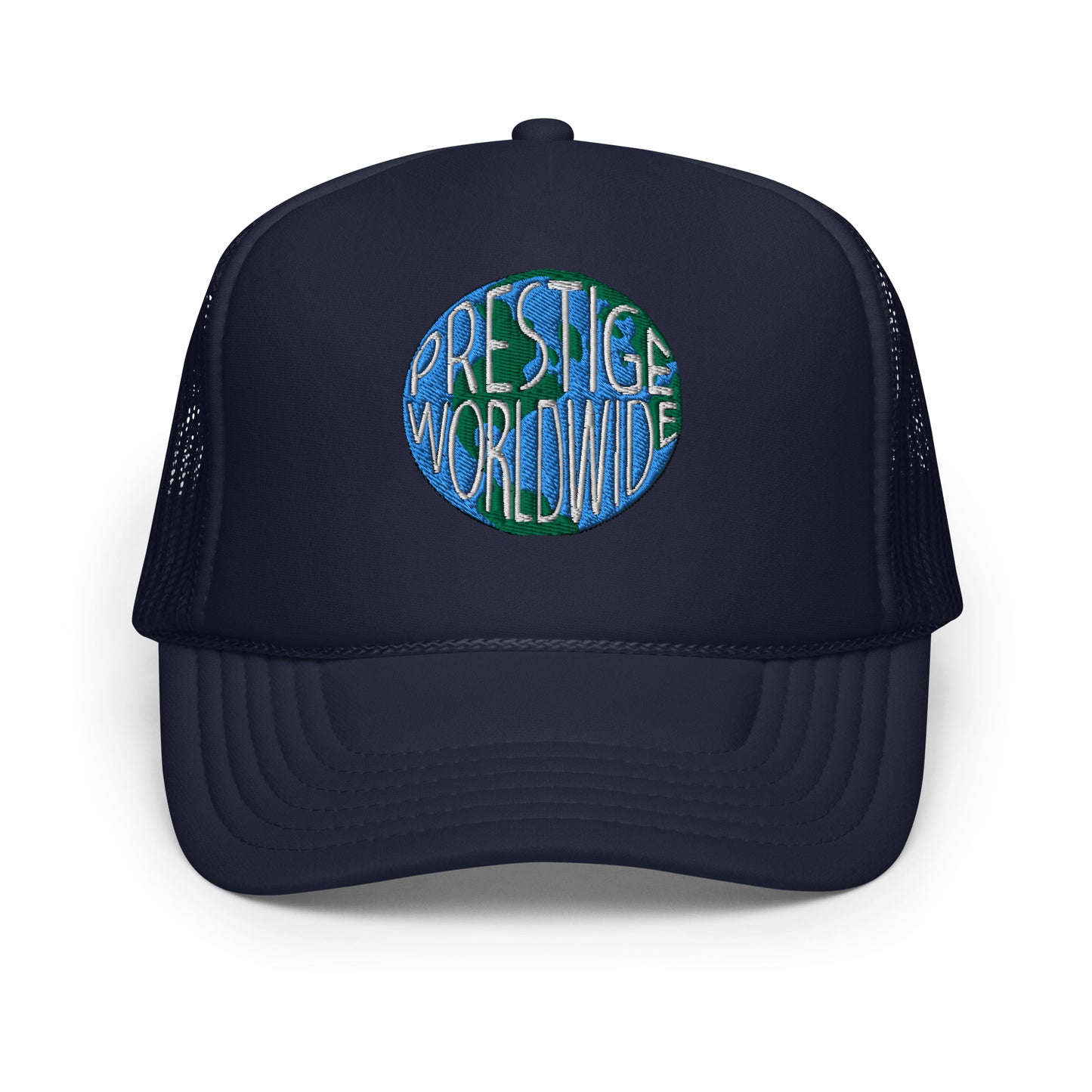 Prestige Worldwide Hat (Embroidered Foam trucker hat)