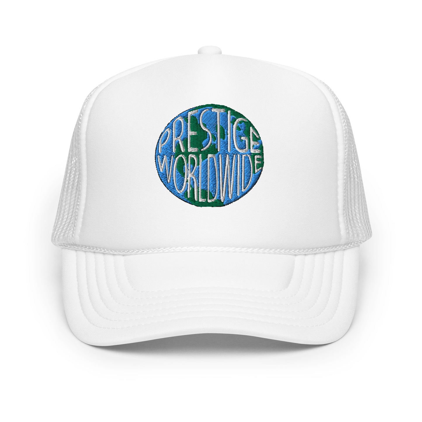 Prestige Worldwide Hat (Embroidered Foam trucker hat)