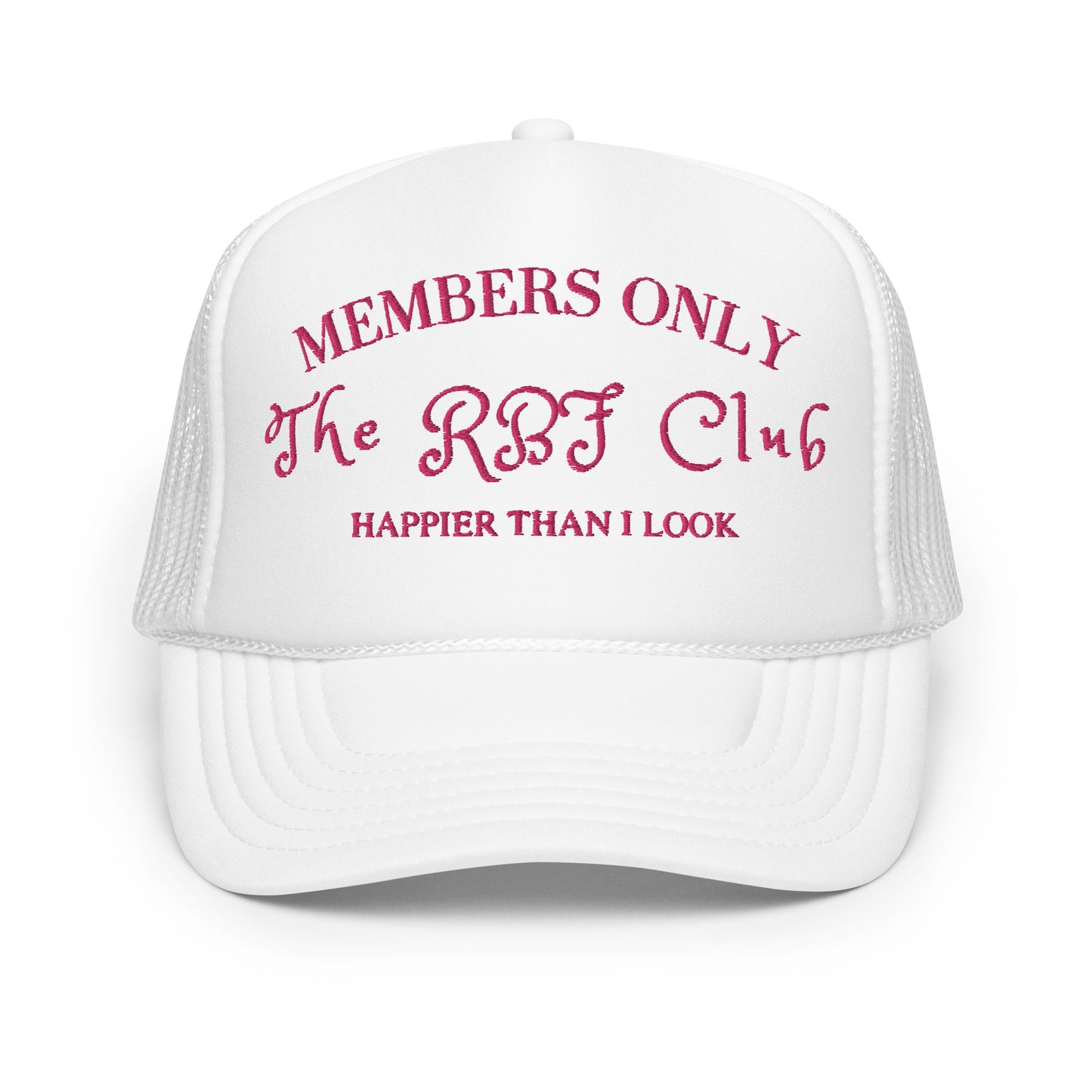 RBF CLUB Hat (Embroidered Foam trucker hat)