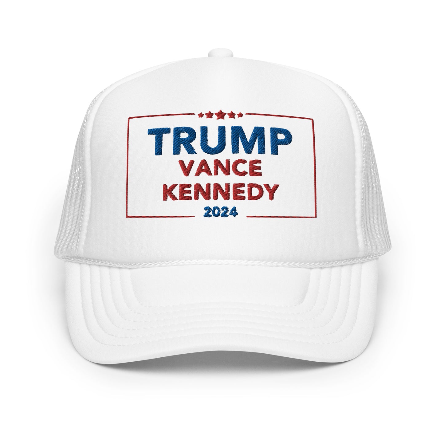 Trump Vance Kinnedy Hat (Embroidered Foam trucker hat)