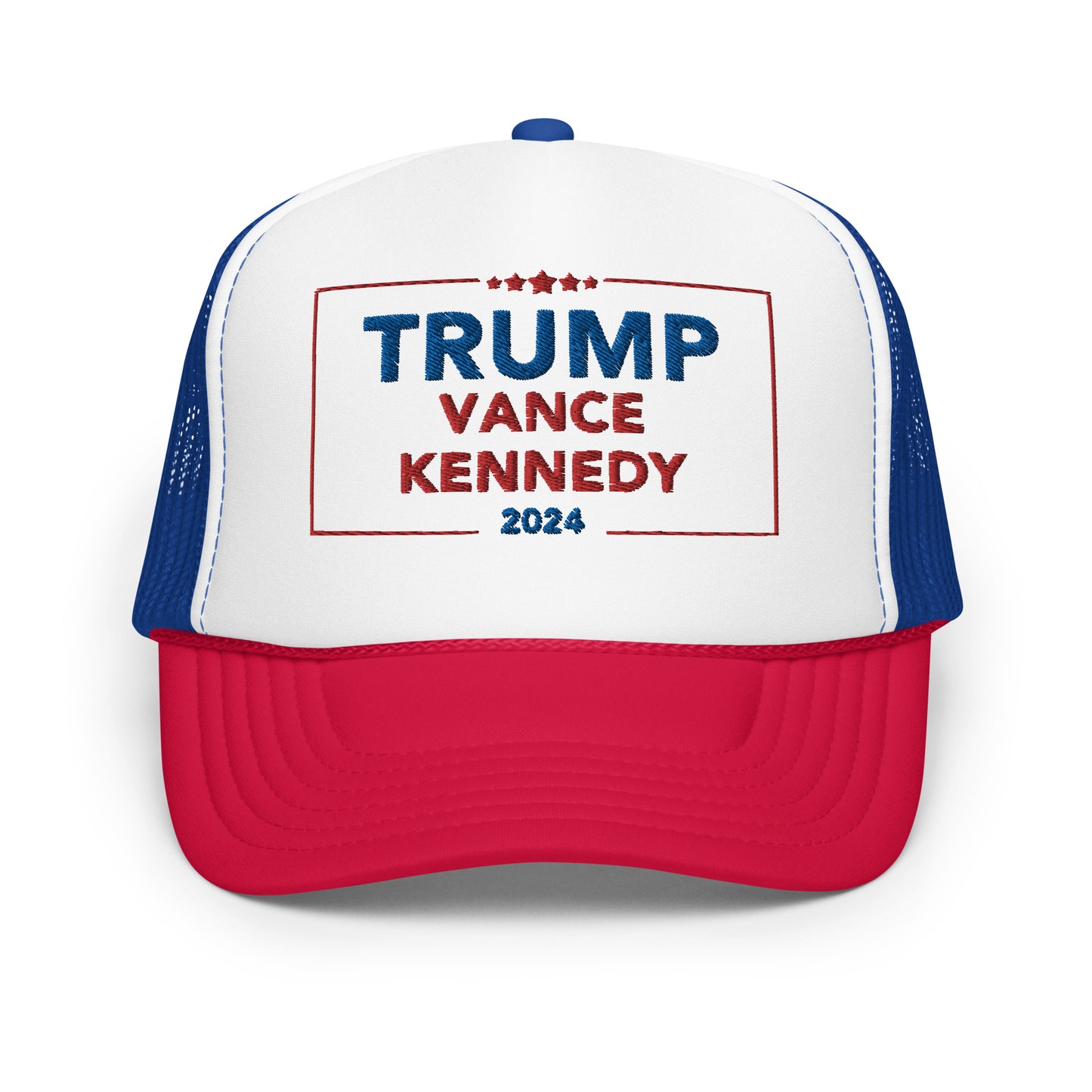 Trump Vance Kinnedy Hat (Embroidered Foam trucker hat)