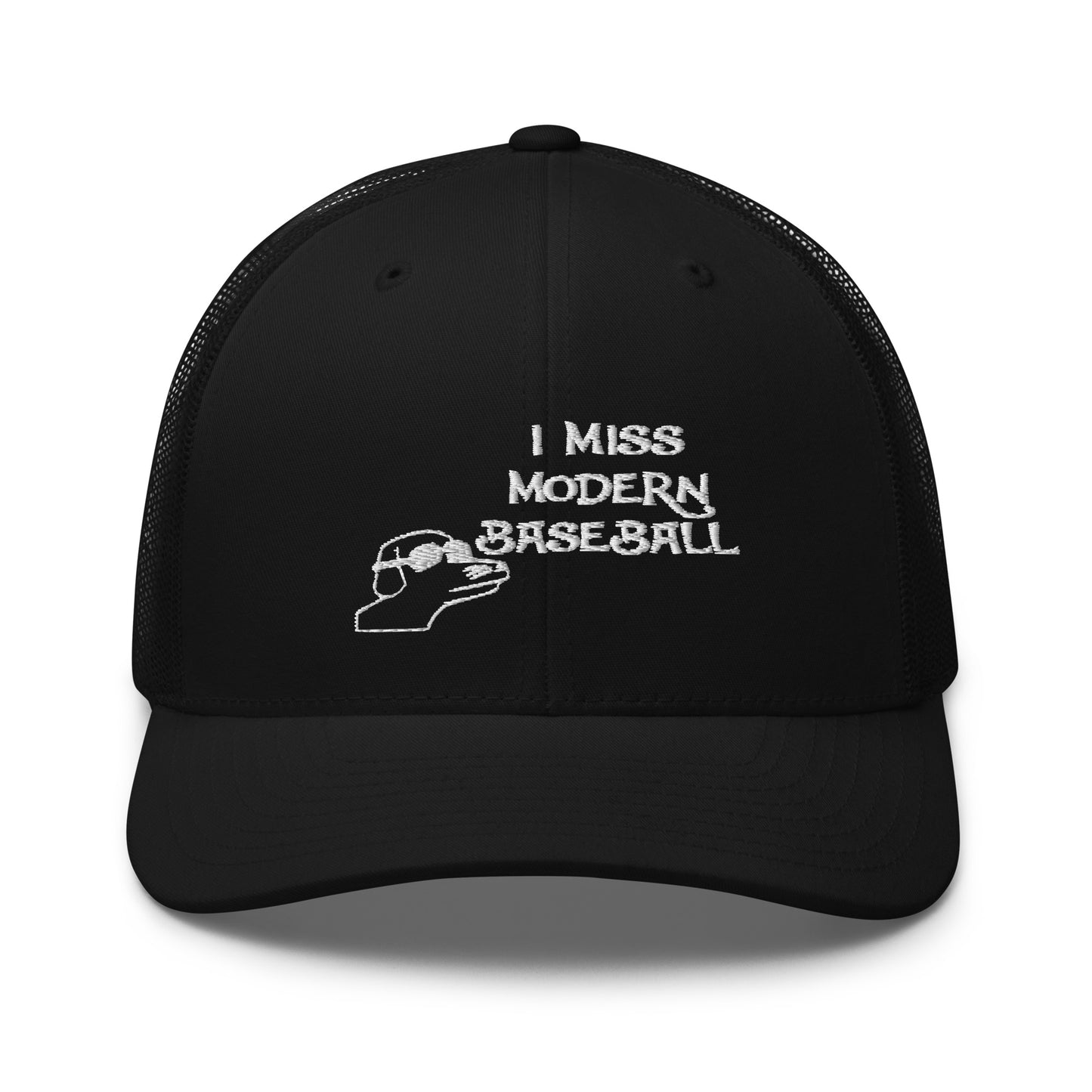 I Miss Modern Baseball Hat (Embroidered Trucker Cap)