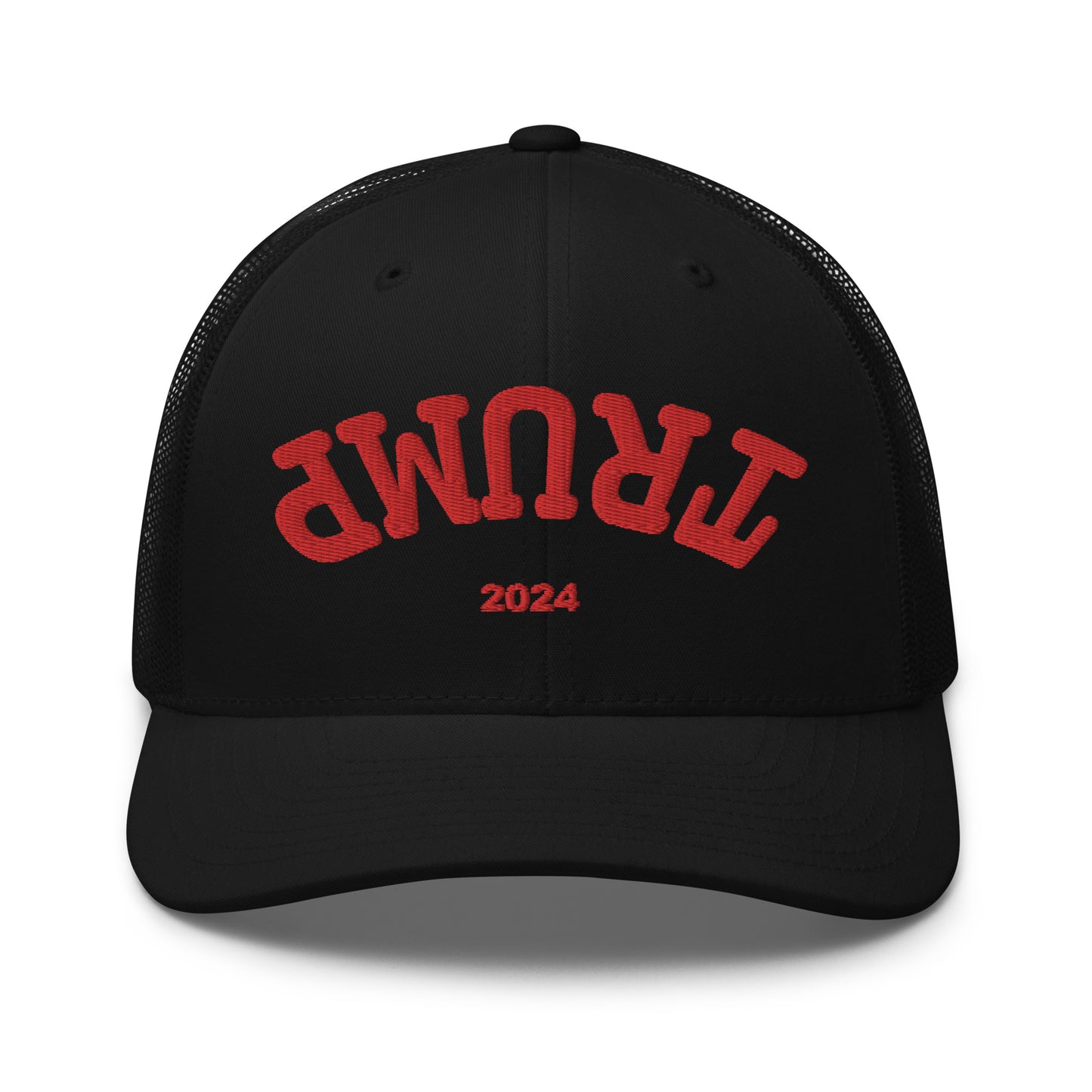 Trump Upside Down Hat (Embroidered Trucker Cap)