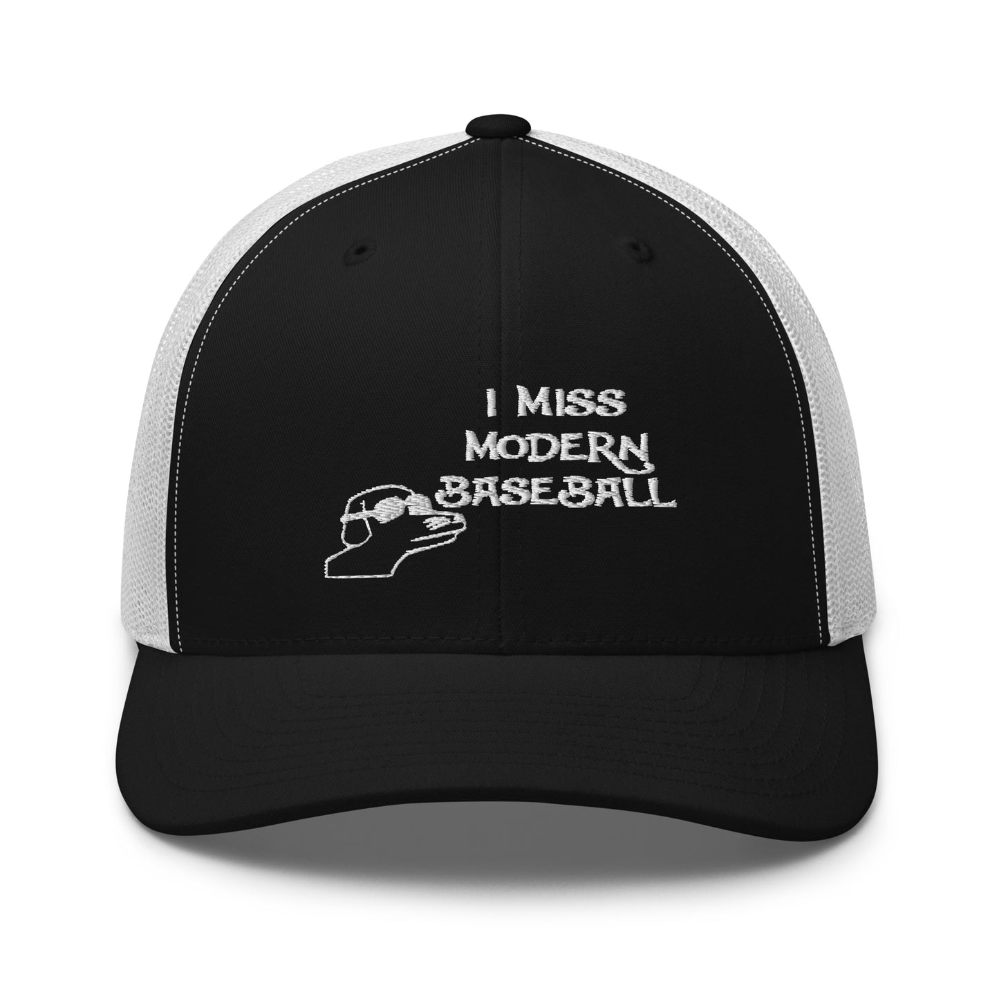 I Miss Modern Baseball Hat (Embroidered Trucker Cap)