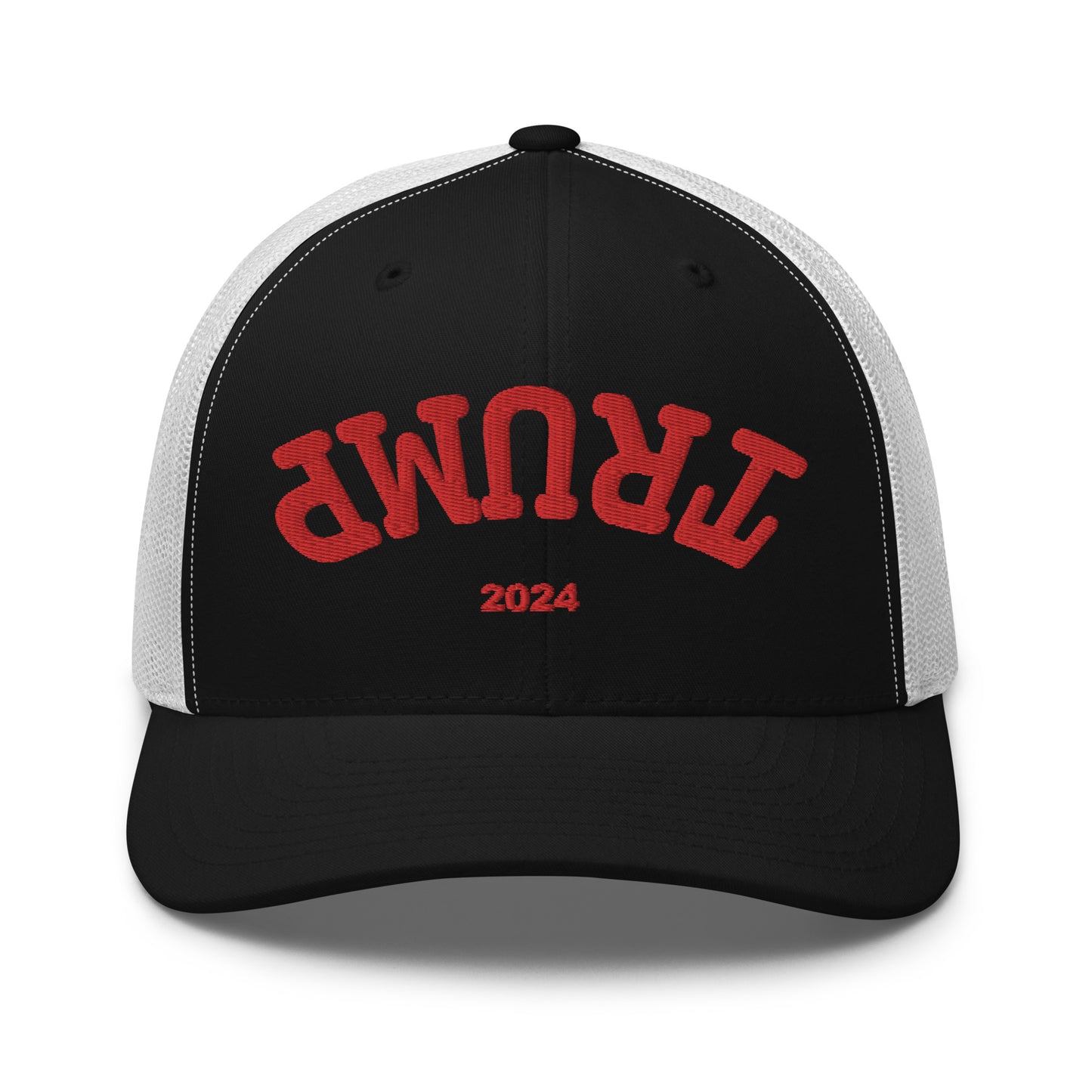 Trump Upside Down Hat (Embroidered Trucker Cap)