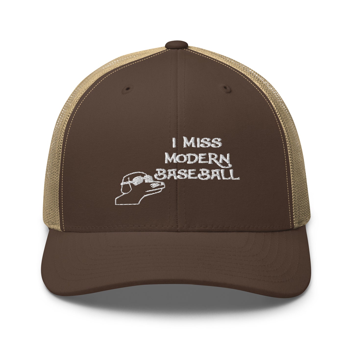 I Miss Modern Baseball Hat (Embroidered Trucker Cap)