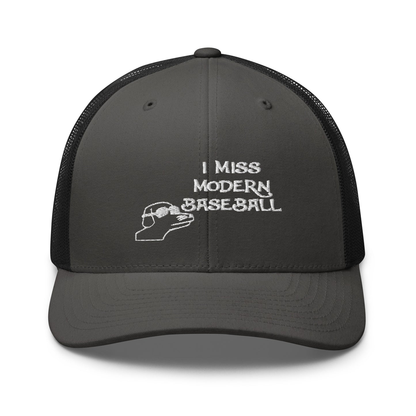 I Miss Modern Baseball Hat (Embroidered Trucker Cap)