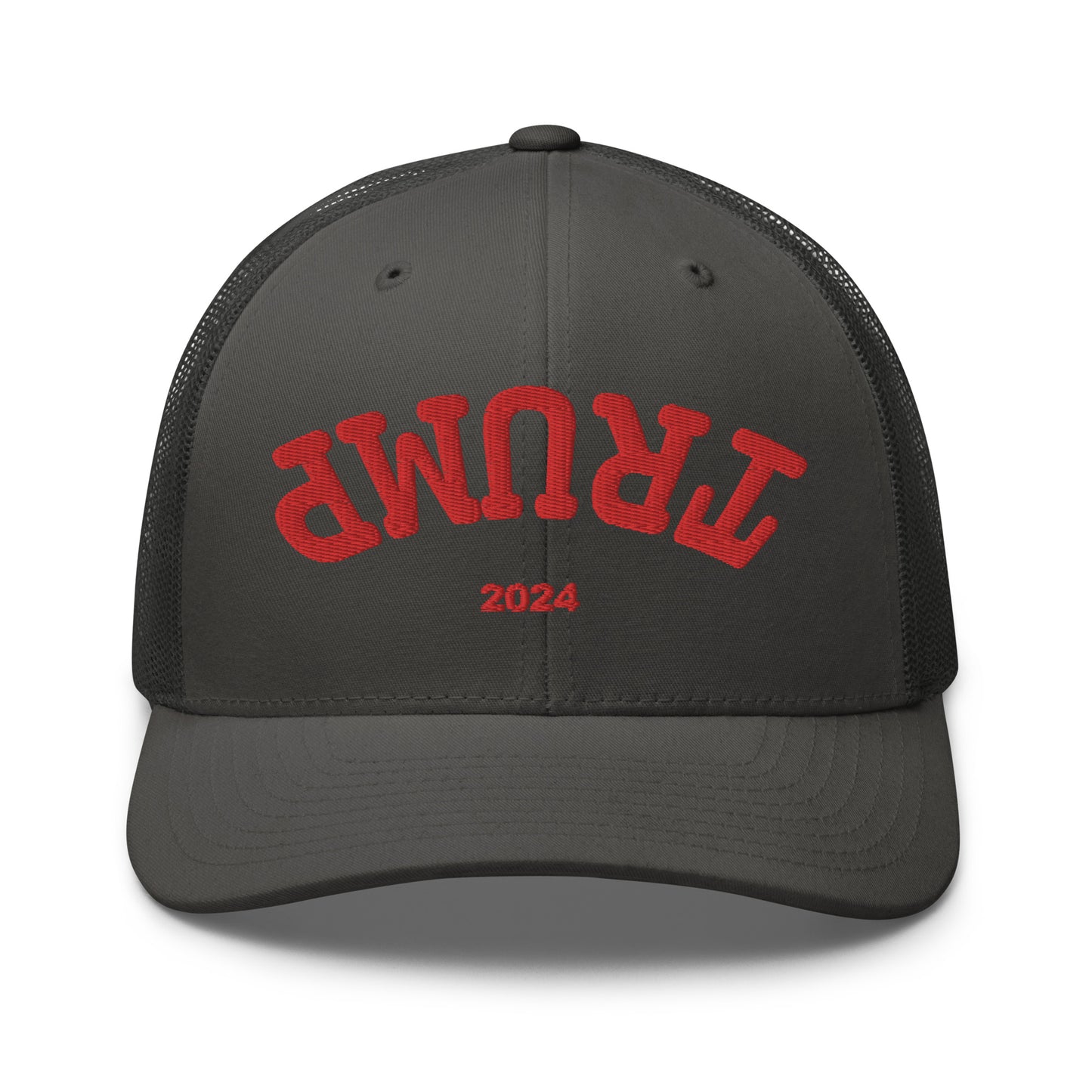 Trump Upside Down Hat (Embroidered Trucker Cap)