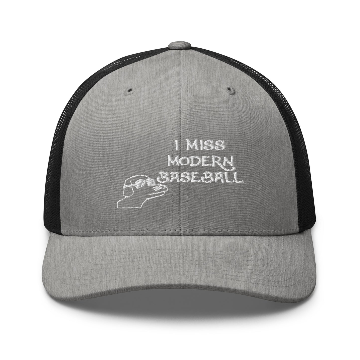 I Miss Modern Baseball Hat (Embroidered Trucker Cap)