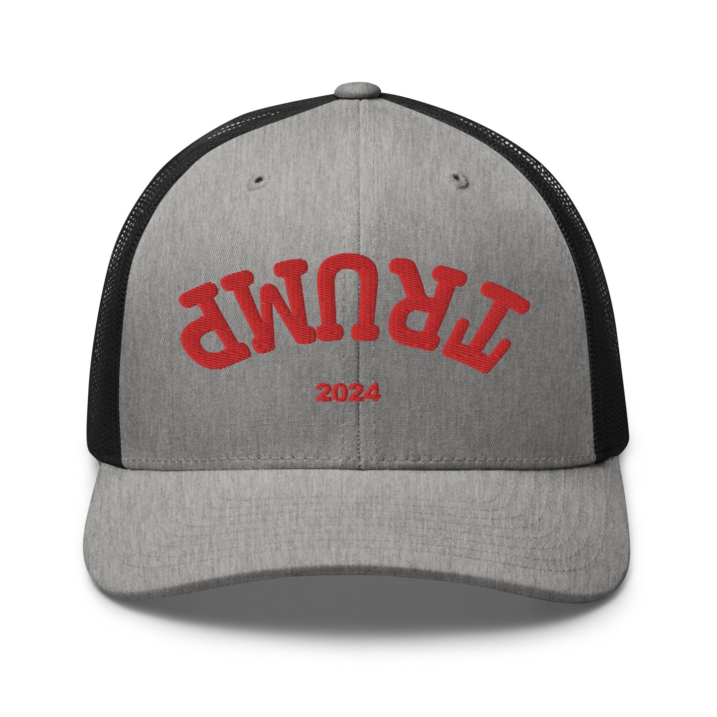 Trump Upside Down Hat (Embroidered Trucker Cap)