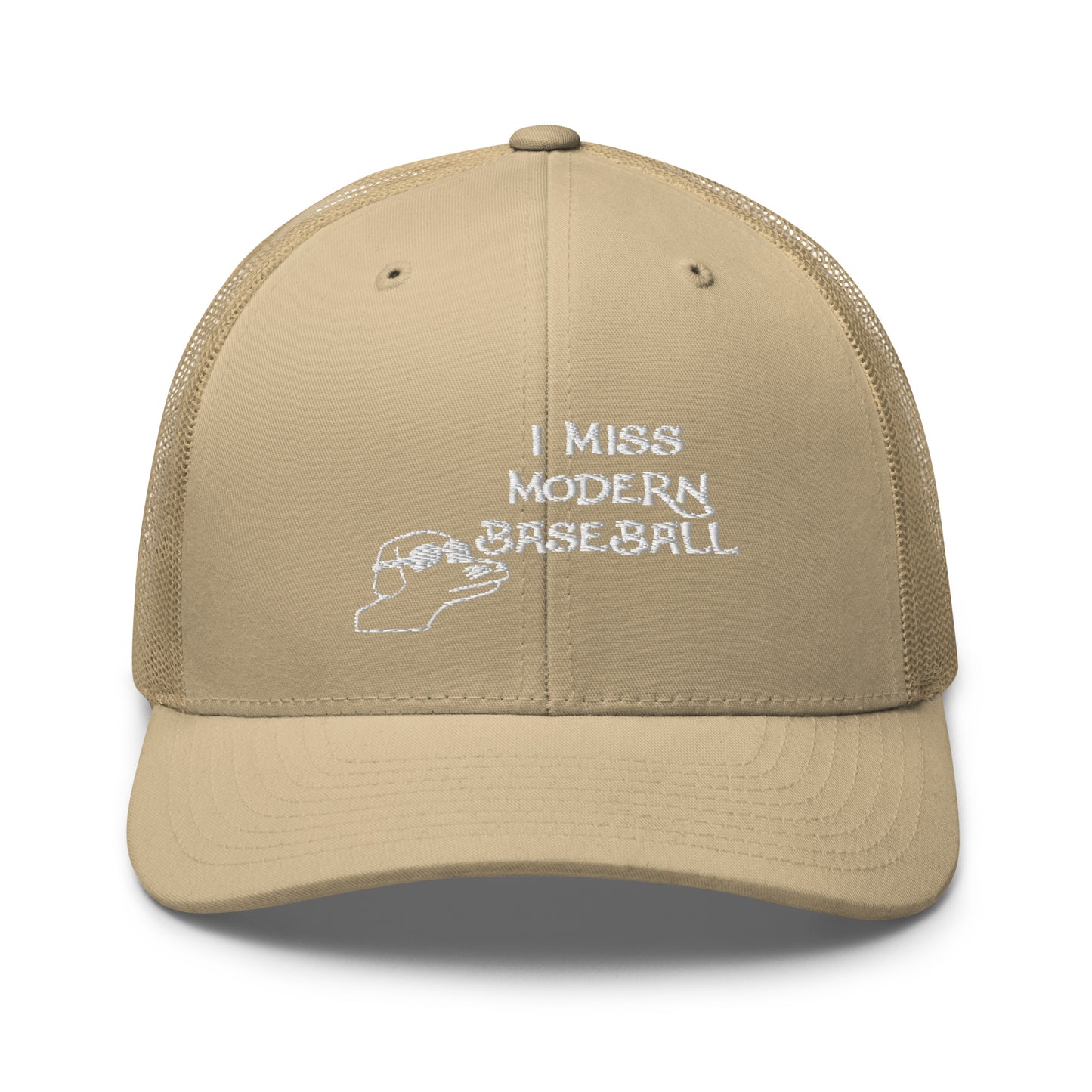 I Miss Modern Baseball Hat (Embroidered Trucker Cap)
