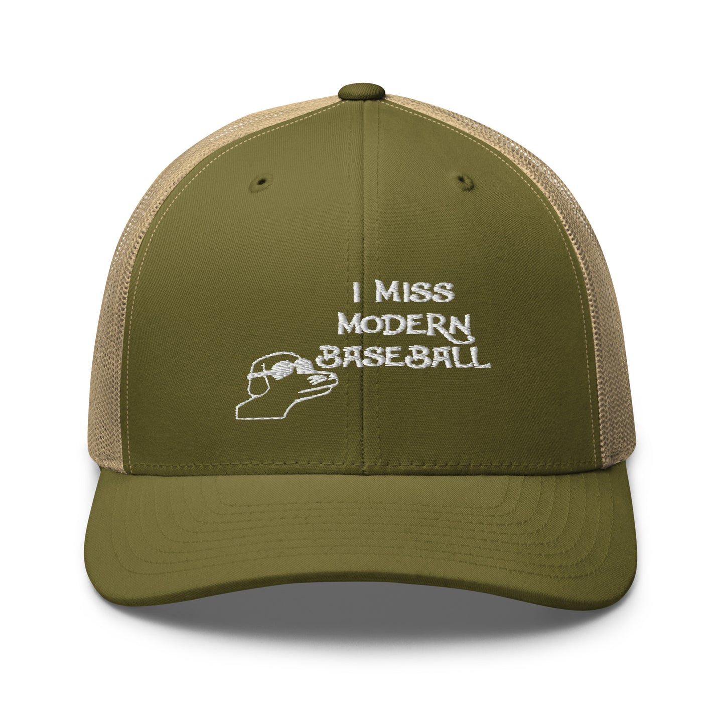 I Miss Modern Baseball Hat (Embroidered Trucker Cap)