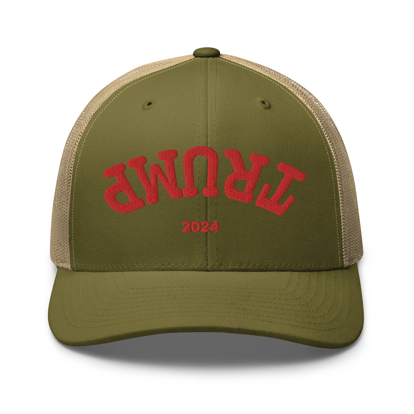 Trump Upside Down Hat (Embroidered Trucker Cap)