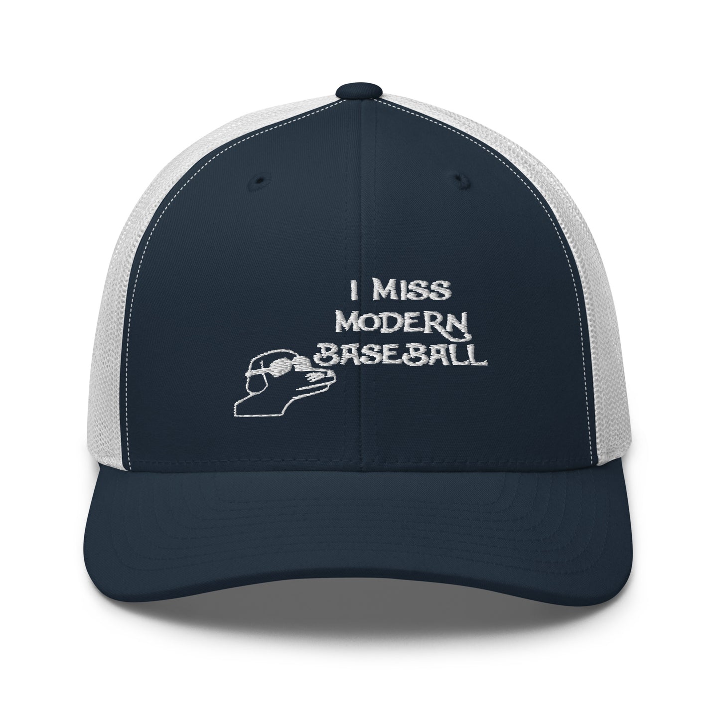 I Miss Modern Baseball Hat (Embroidered Trucker Cap)