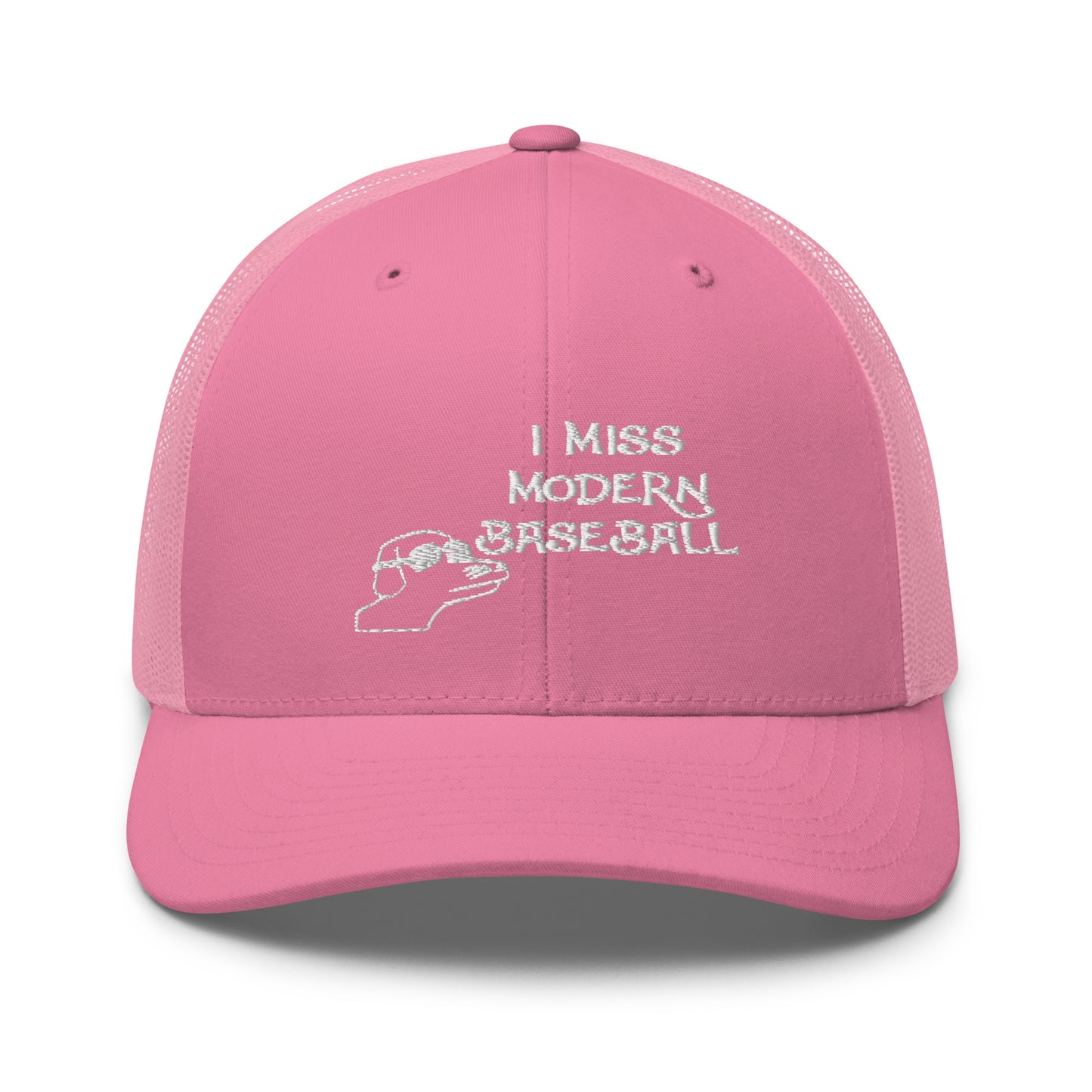 I Miss Modern Baseball Hat (Embroidered Trucker Cap)