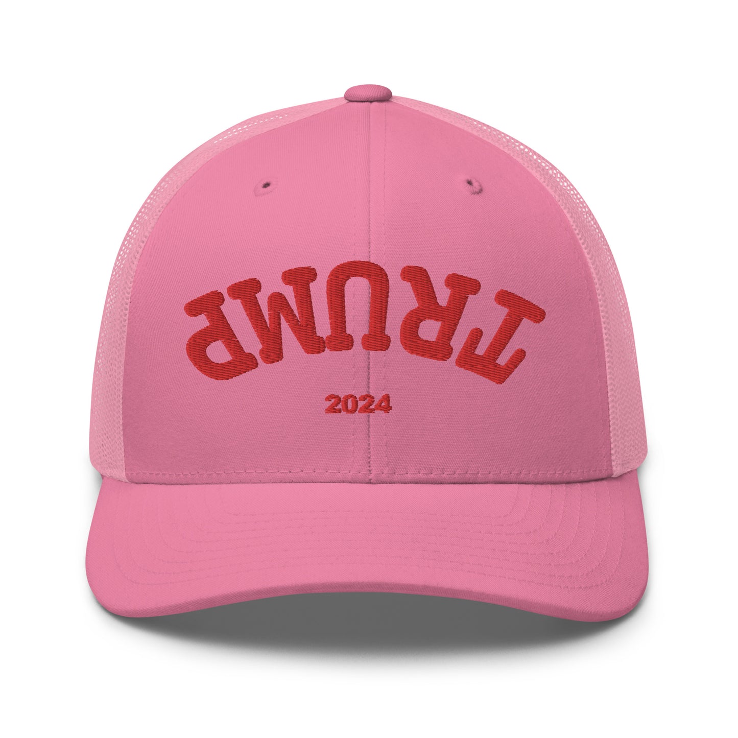 Trump Upside Down Hat (Embroidered Trucker Cap)