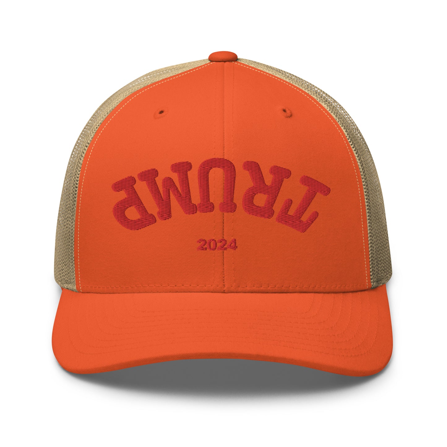 Trump Upside Down Hat (Embroidered Trucker Cap)