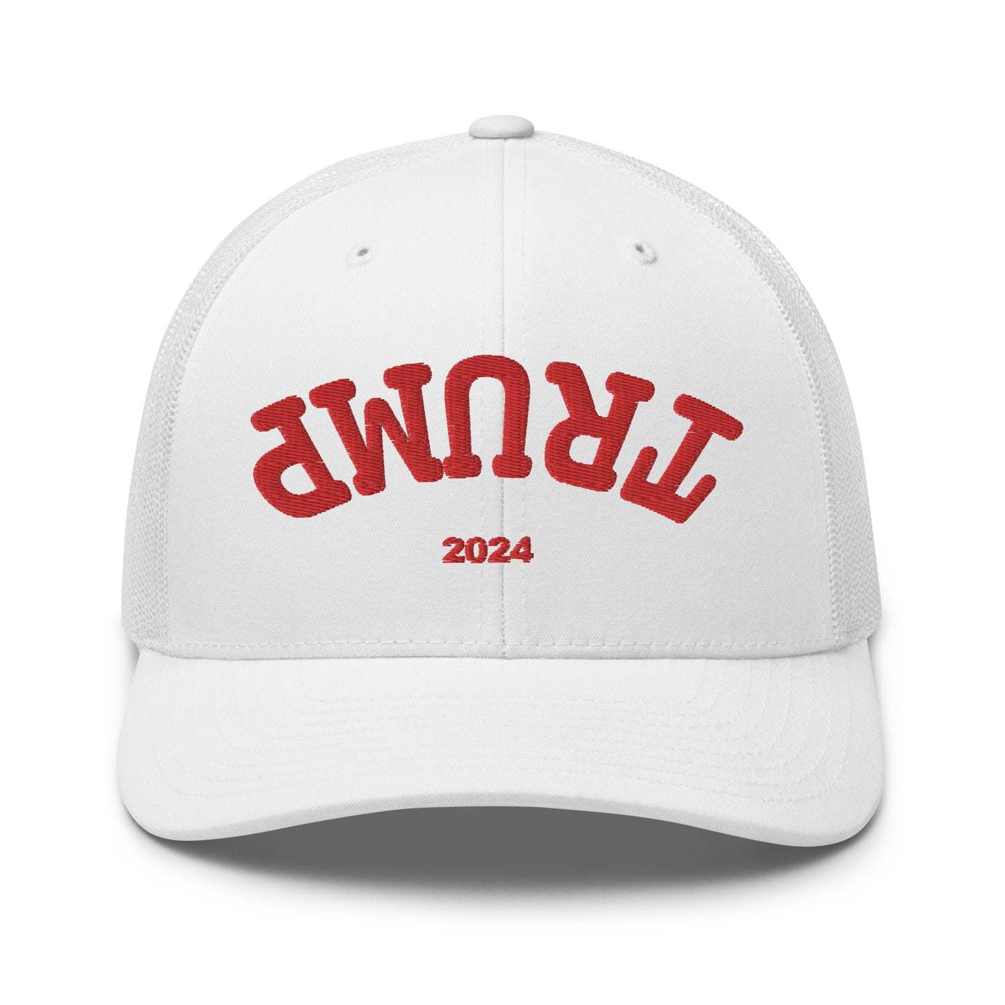 Trump Upside Down Hat (Embroidered Trucker Cap)