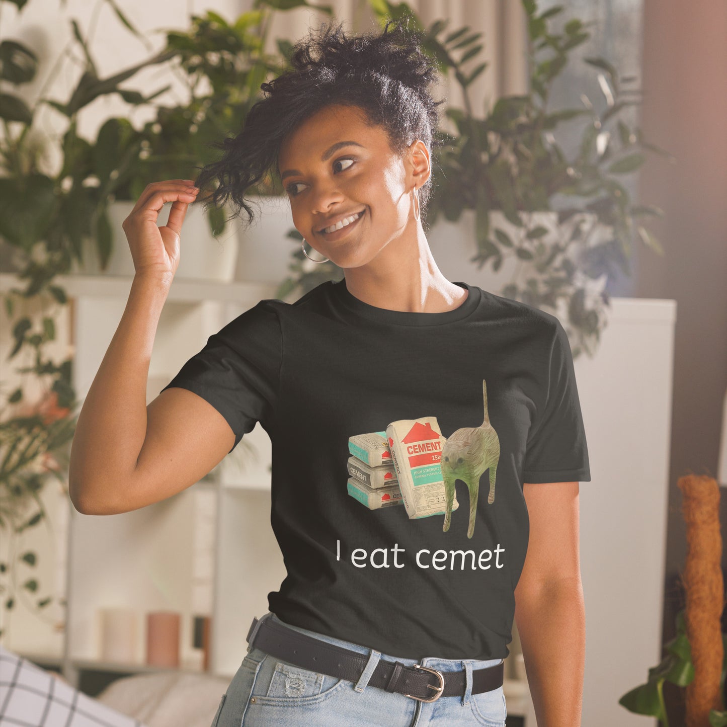 I Eat Cemet Short-Sleeve Unisex T-Shirt
