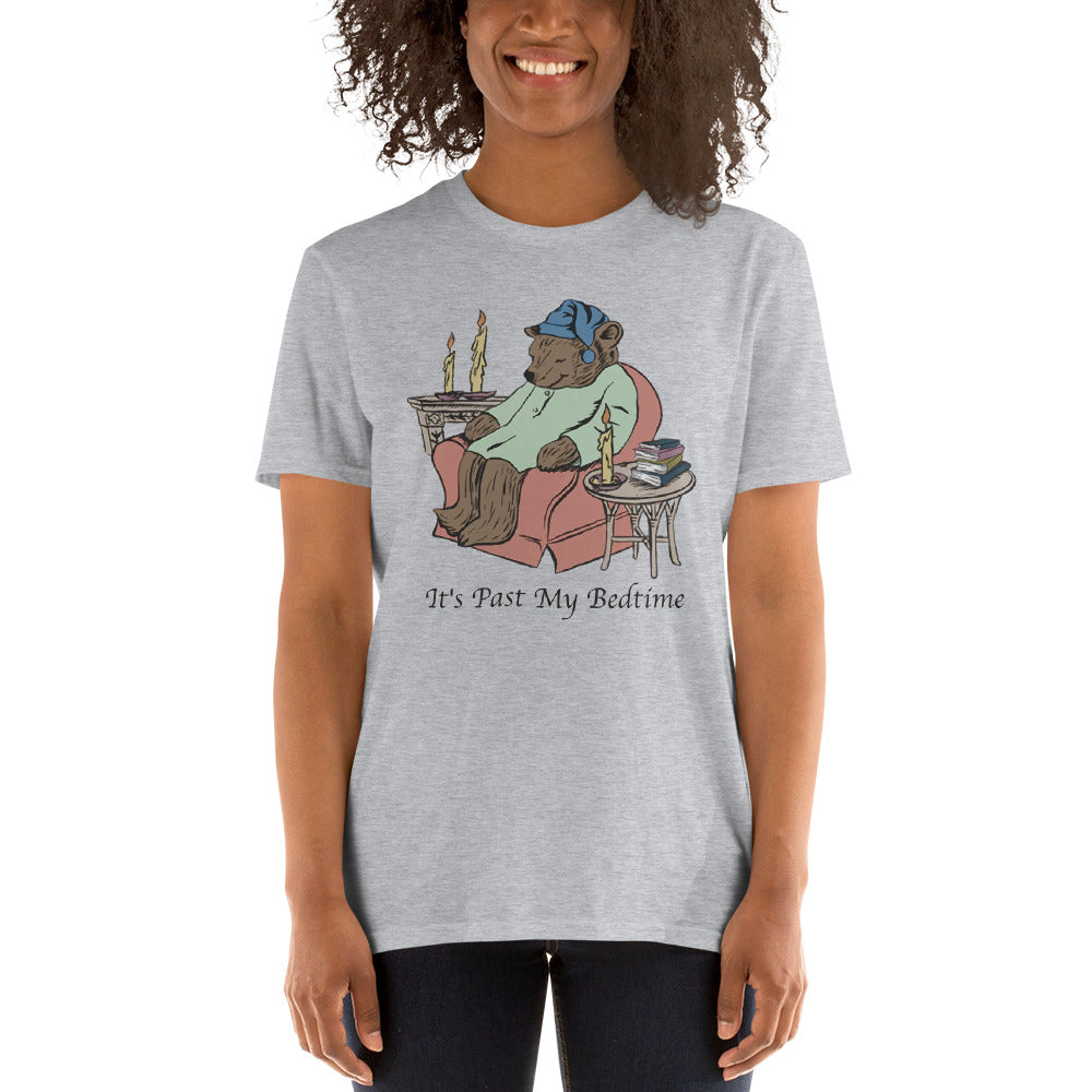 It's Past My Bedtime Funny Humor Bedtime Short-Sleeve Unisex T-Shirt