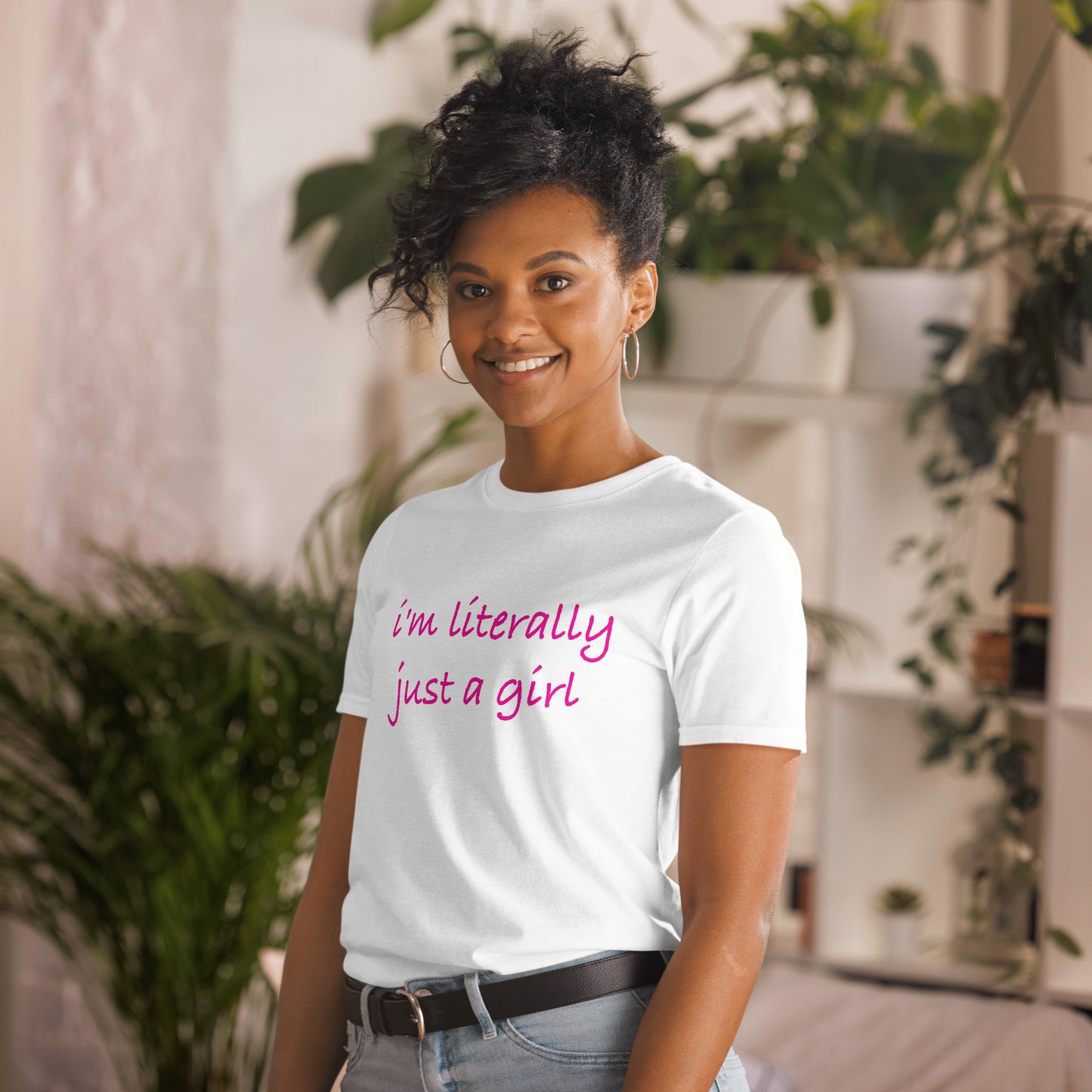 I'm Literally Just A Girl Short-Sleeve Unisex T-Shirt