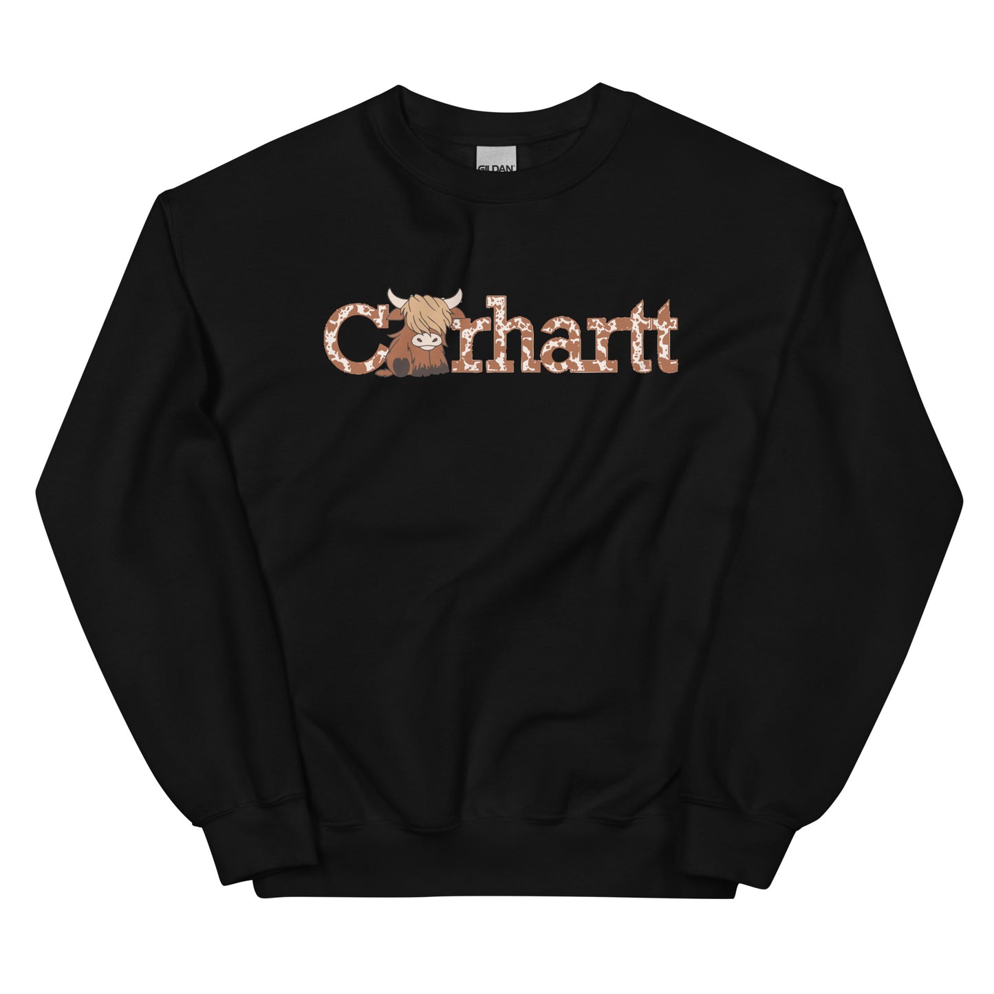 Highland Cow Sweatshirt, Cute Cow Gift Sweater, Farm Love Sweatshirt, Cattle Lover Gift, Western Sweatshirt, Animal