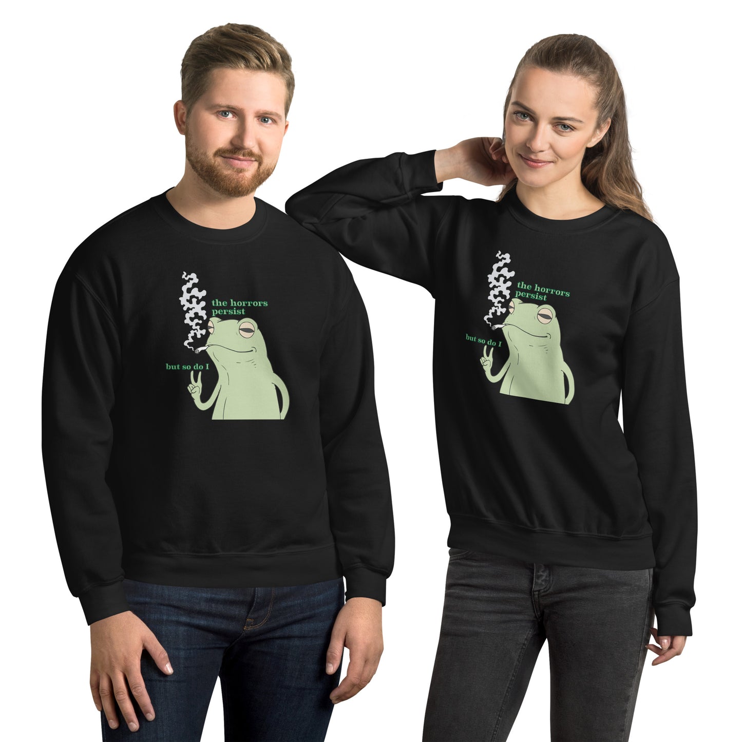 The Horrors Persist Frog Sweatshirt