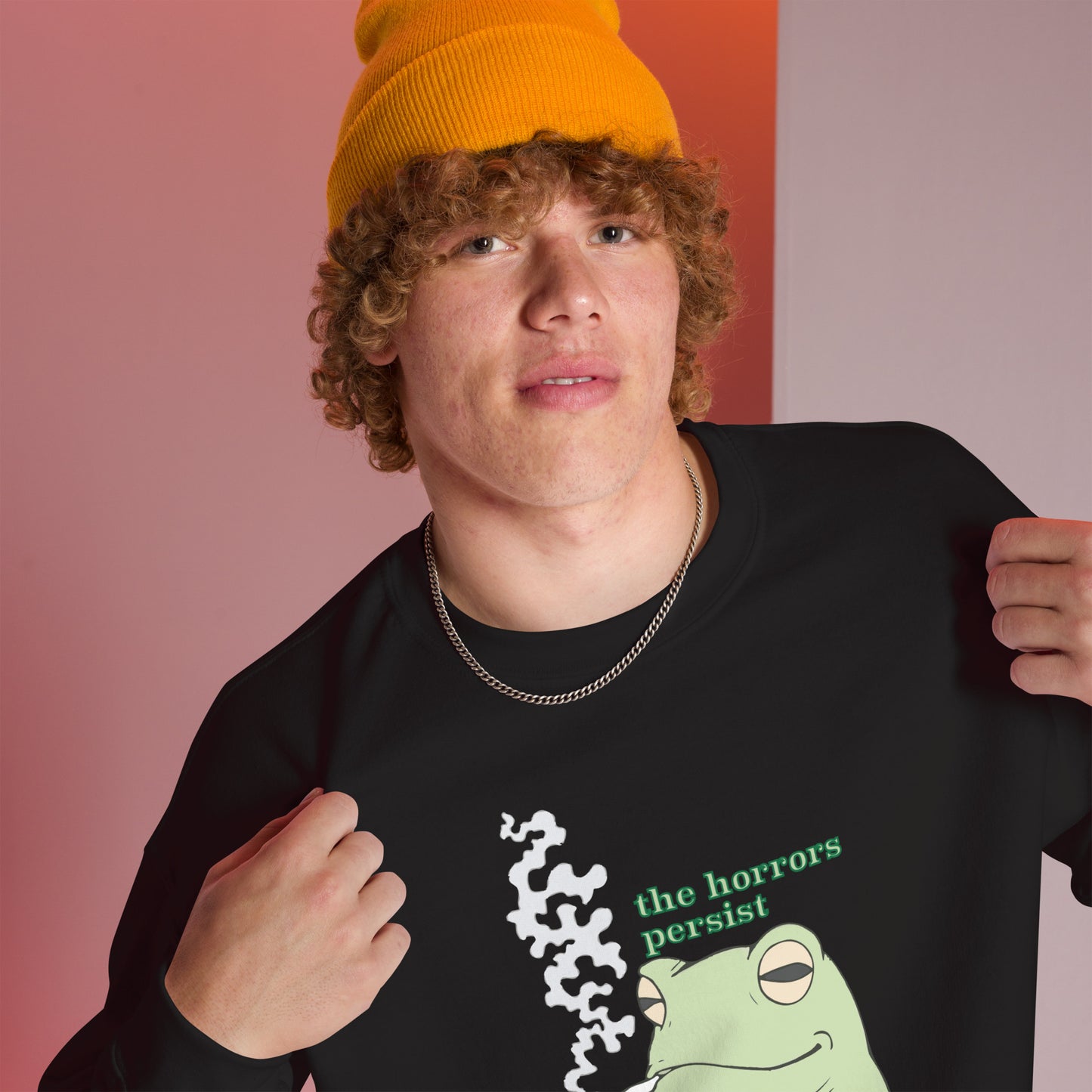 The Horrors Persist Frog Sweatshirt