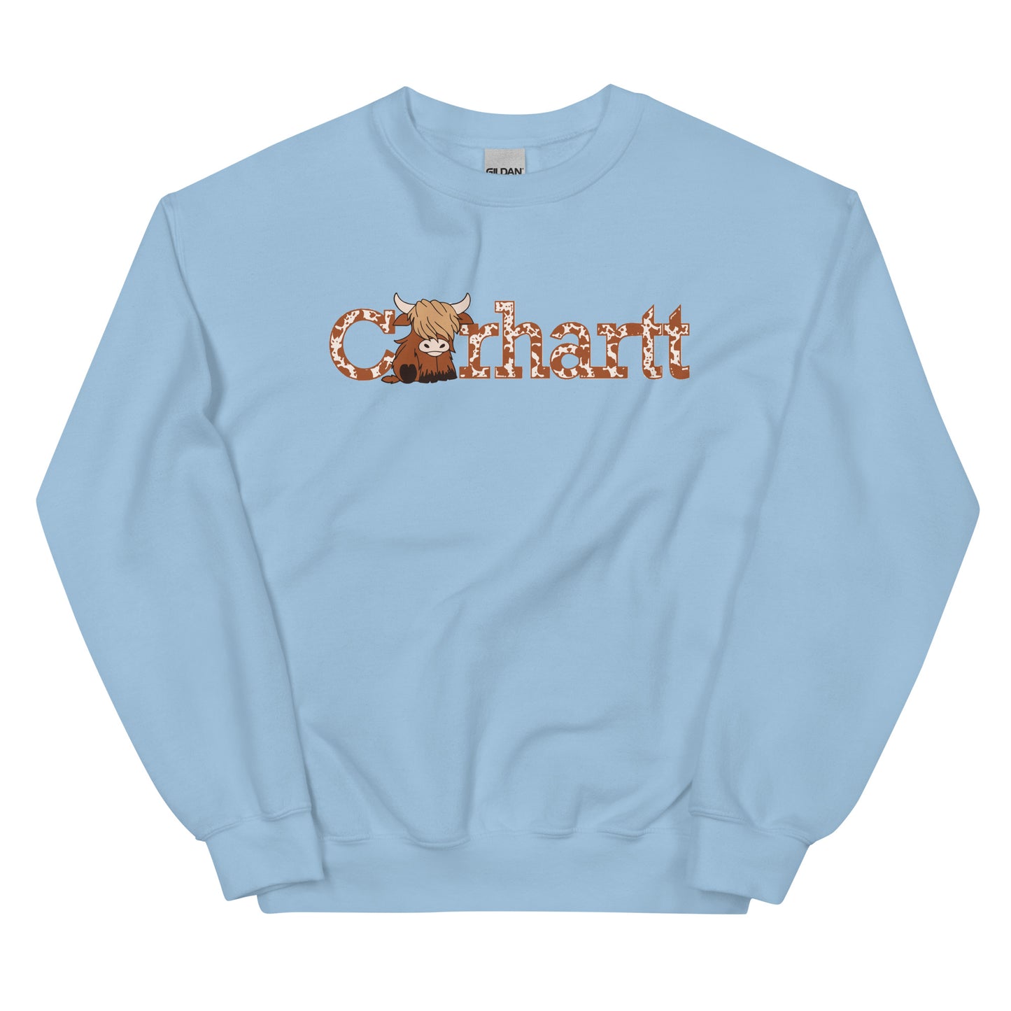Highland Cow Sweatshirt, Cute Cow Gift Sweater, Farm Love Sweatshirt, Cattle Lover Gift, Western Sweatshirt, Animal