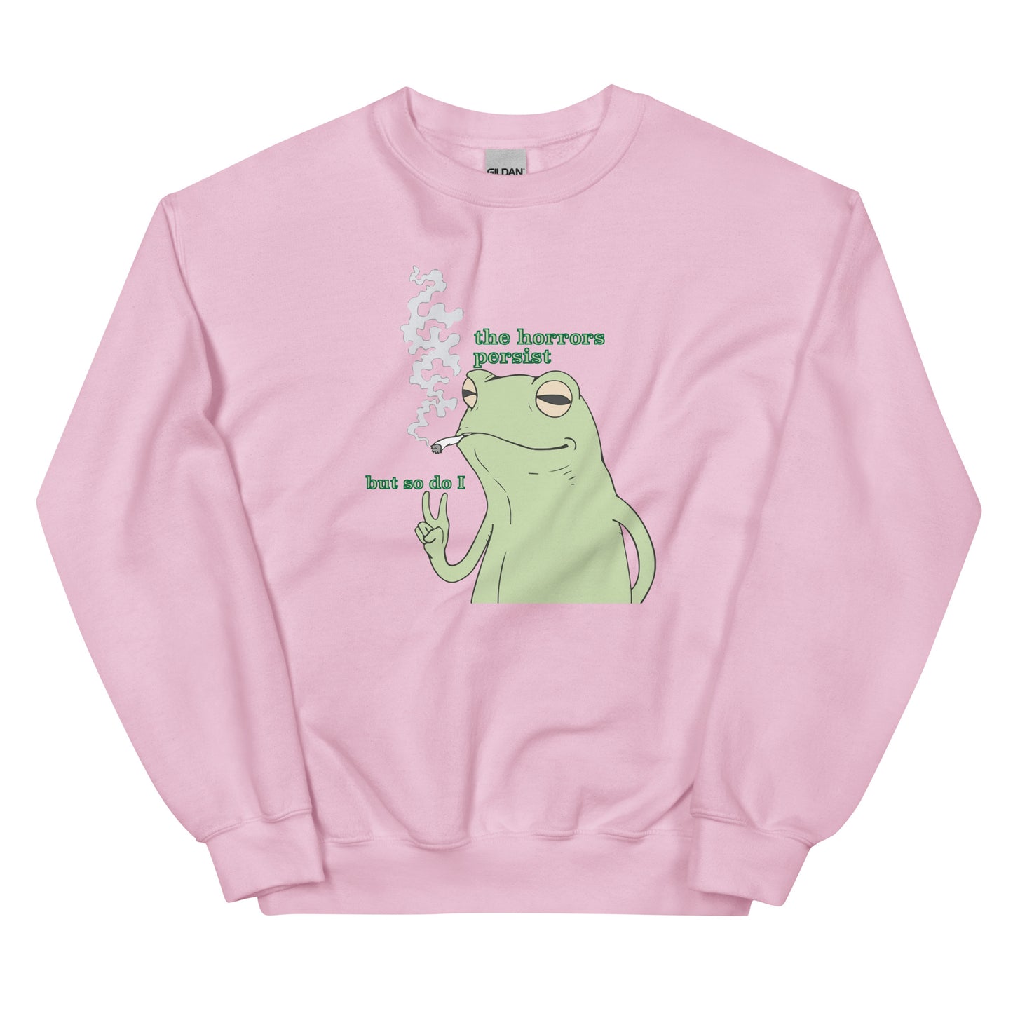 The Horrors Persist Frog Sweatshirt