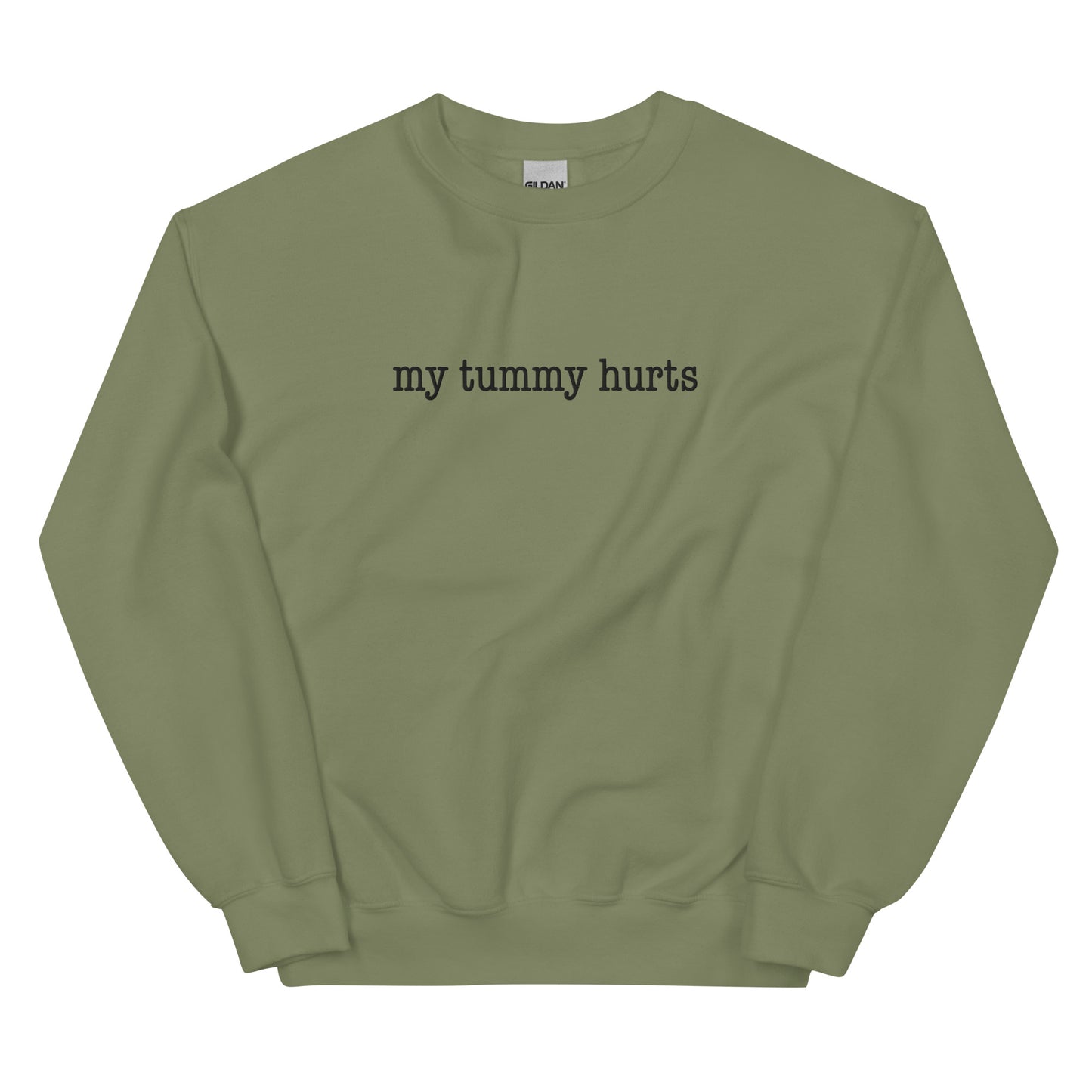 My Tummy Hurts Embroidered Unisex Sweatshirt