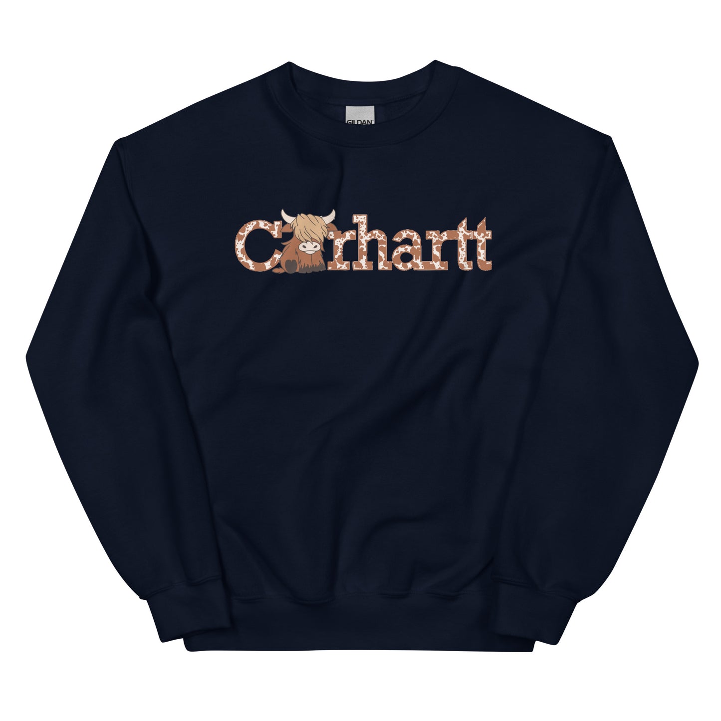Highland Cow Sweatshirt, Cute Cow Gift Sweater, Farm Love Sweatshirt, Cattle Lover Gift, Western Sweatshirt, Animal