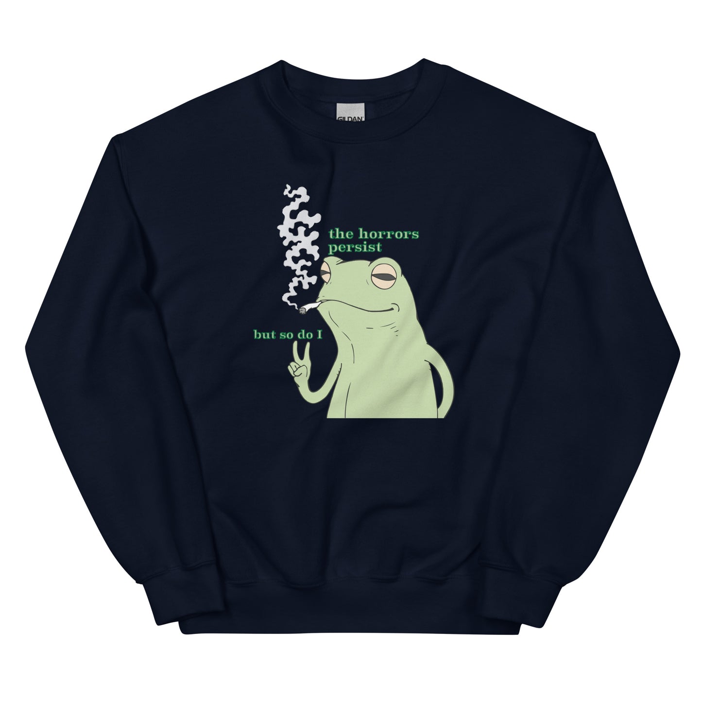 The Horrors Persist Frog Sweatshirt