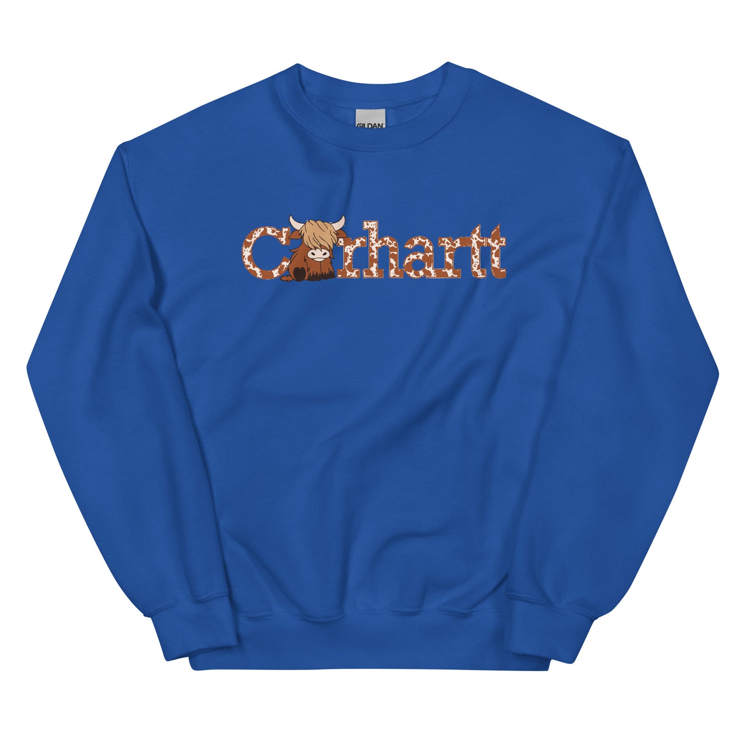 Highland Cow Sweatshirt, Cute Cow Gift Sweater, Farm Love Sweatshirt, Cattle Lover Gift, Western Sweatshirt, Animal